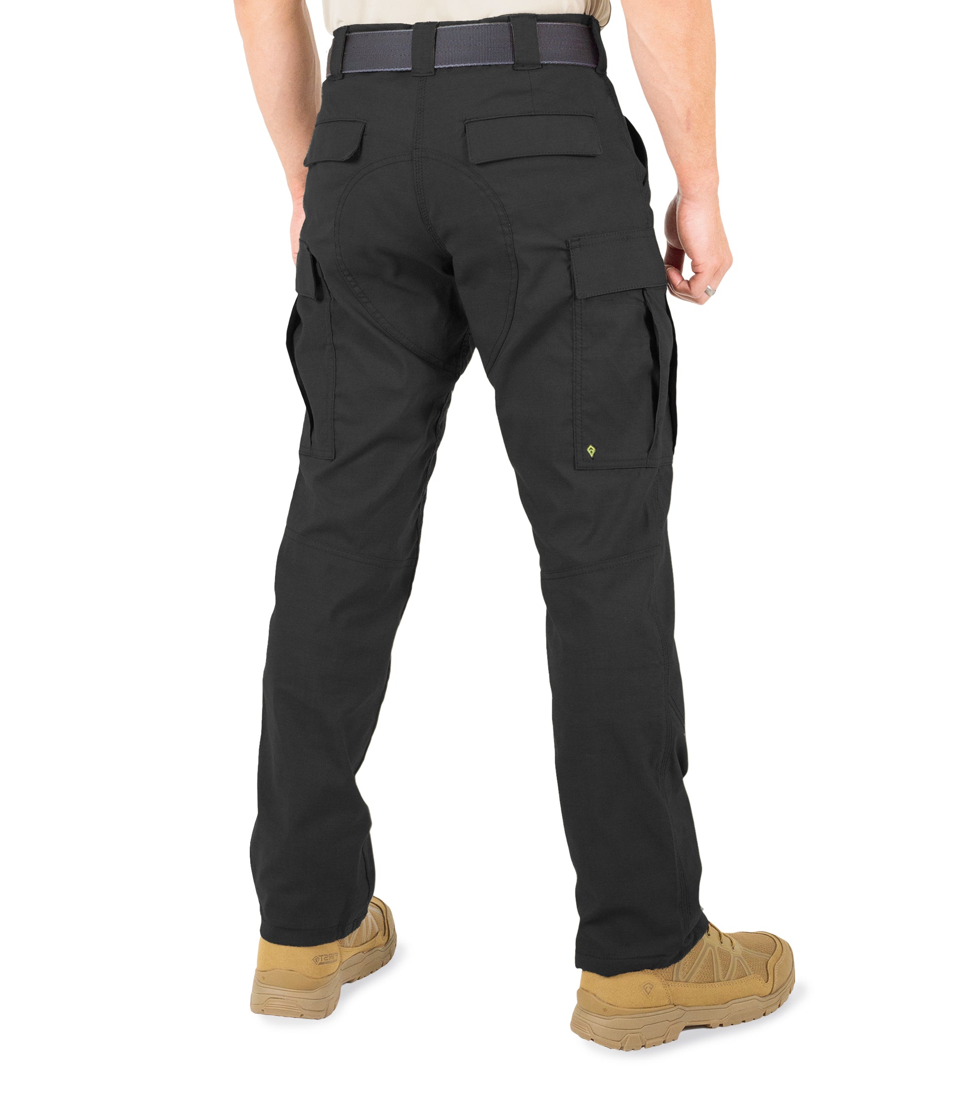 Side of Men's V2 BDU Pant in Black |color_black