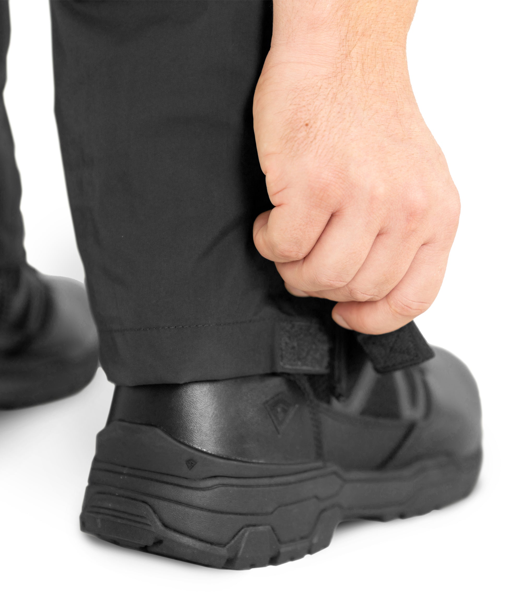 Leg Velcro of Tactix Rain Pant in Black |color_black