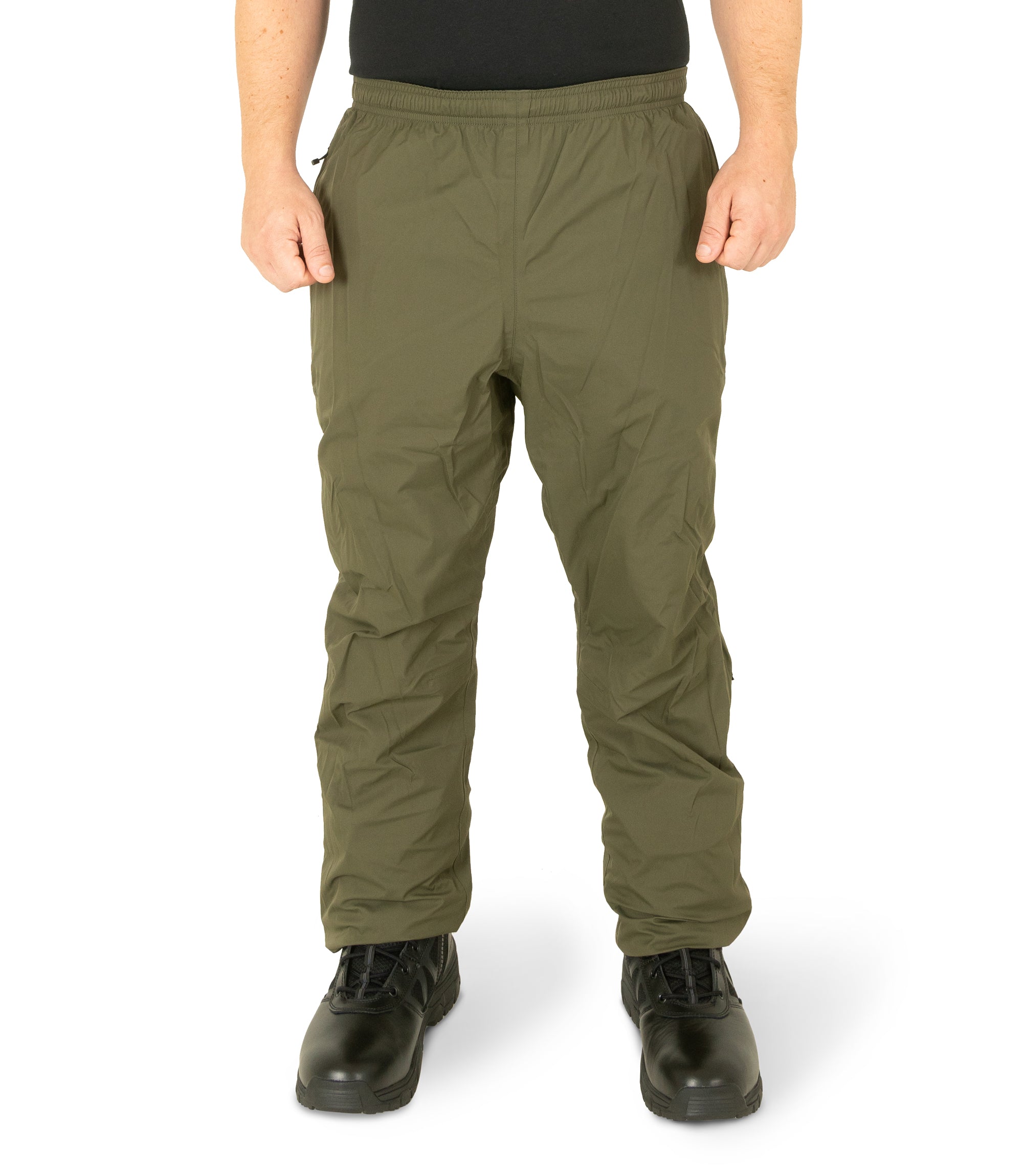 Front of Tactix Rain Pant in OD Green |color_od green