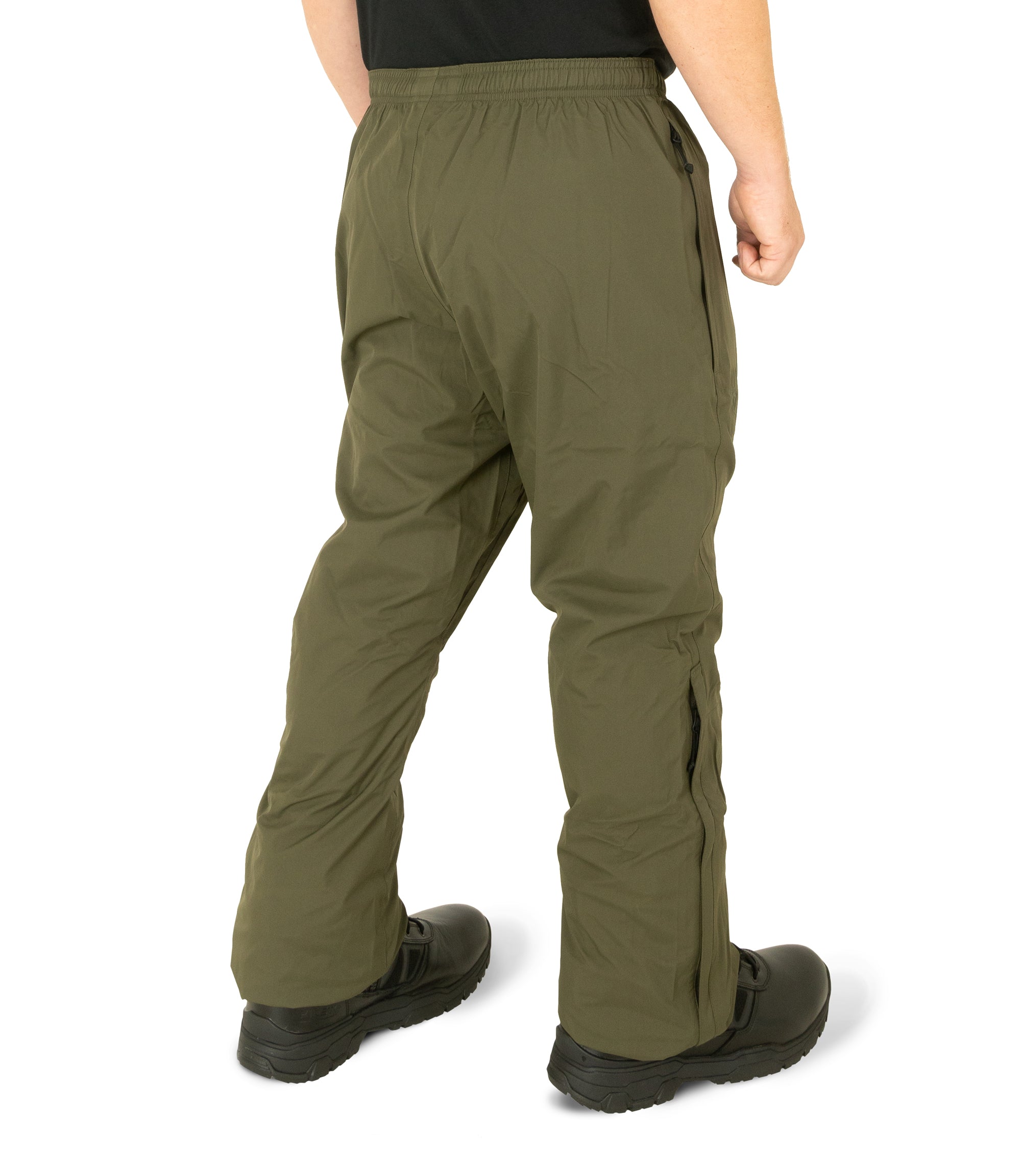 Side of Tactix Rain Pant in OD Green |color_od green