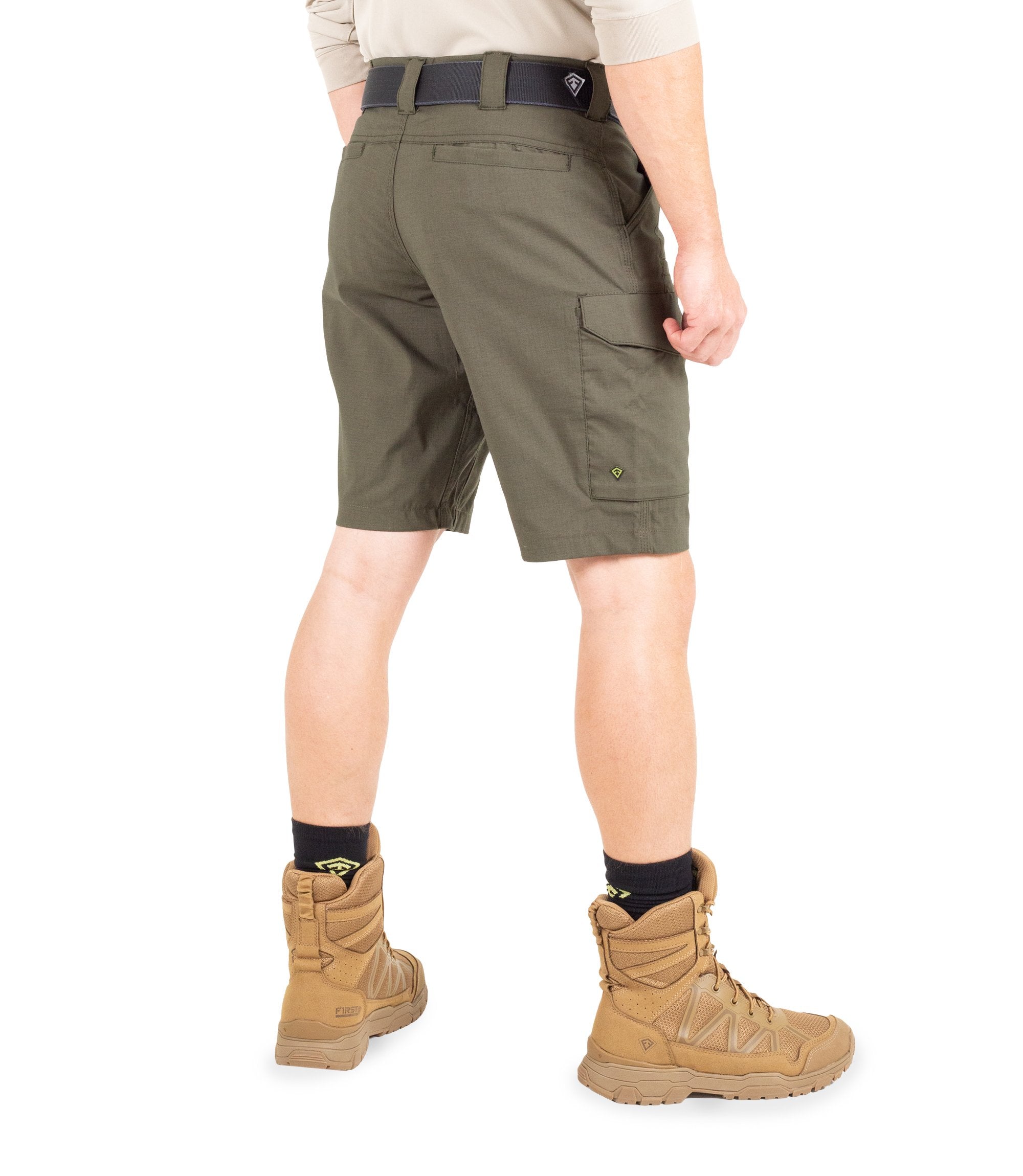 Side of Men's V2 Tactical Short in OD Green|color_od green