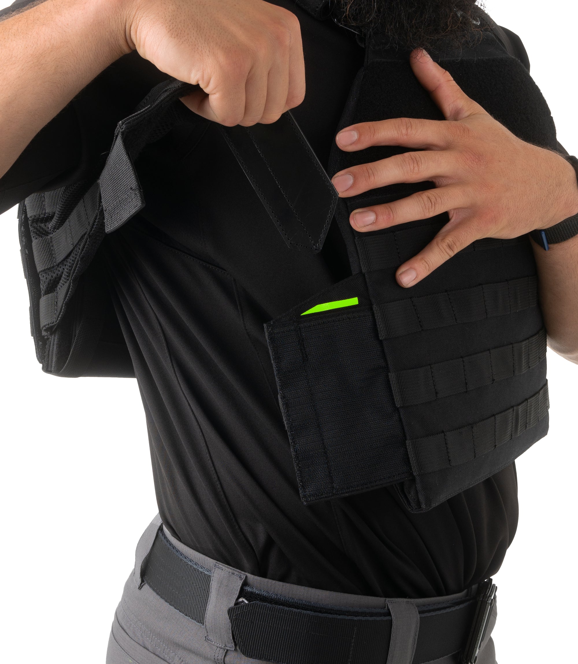 Side Opening Body view of Specialist Plate Rack in black |color_black