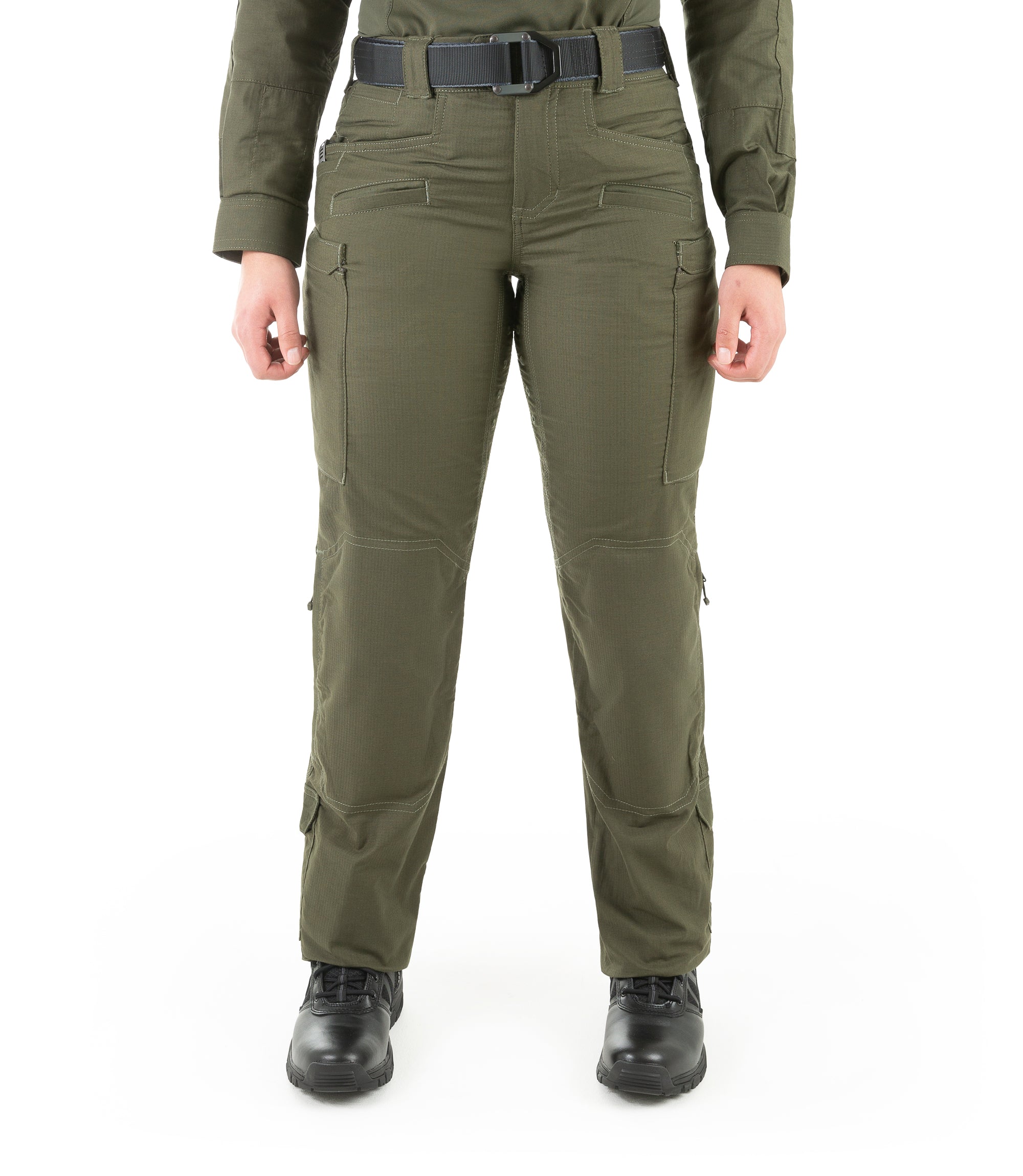 Front of Women's Defender Pant in OD Green |color_od green