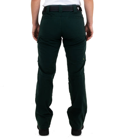 Back of Women's V2 Tactical Pants in Spruce Green