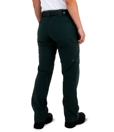 Side of Women's V2 Tactical Pants in Spruce Green