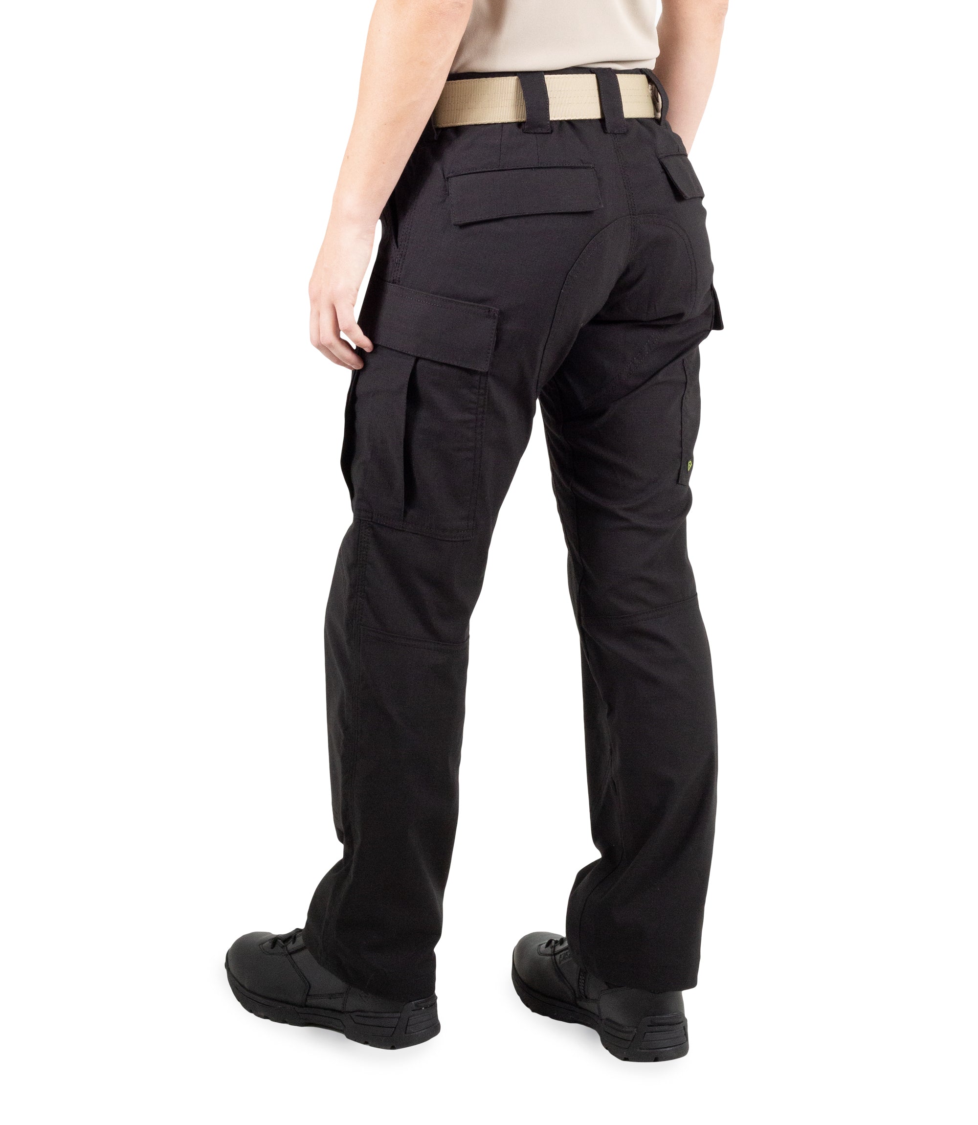 Side of Women's V2 BDU Pant in Black |color_black