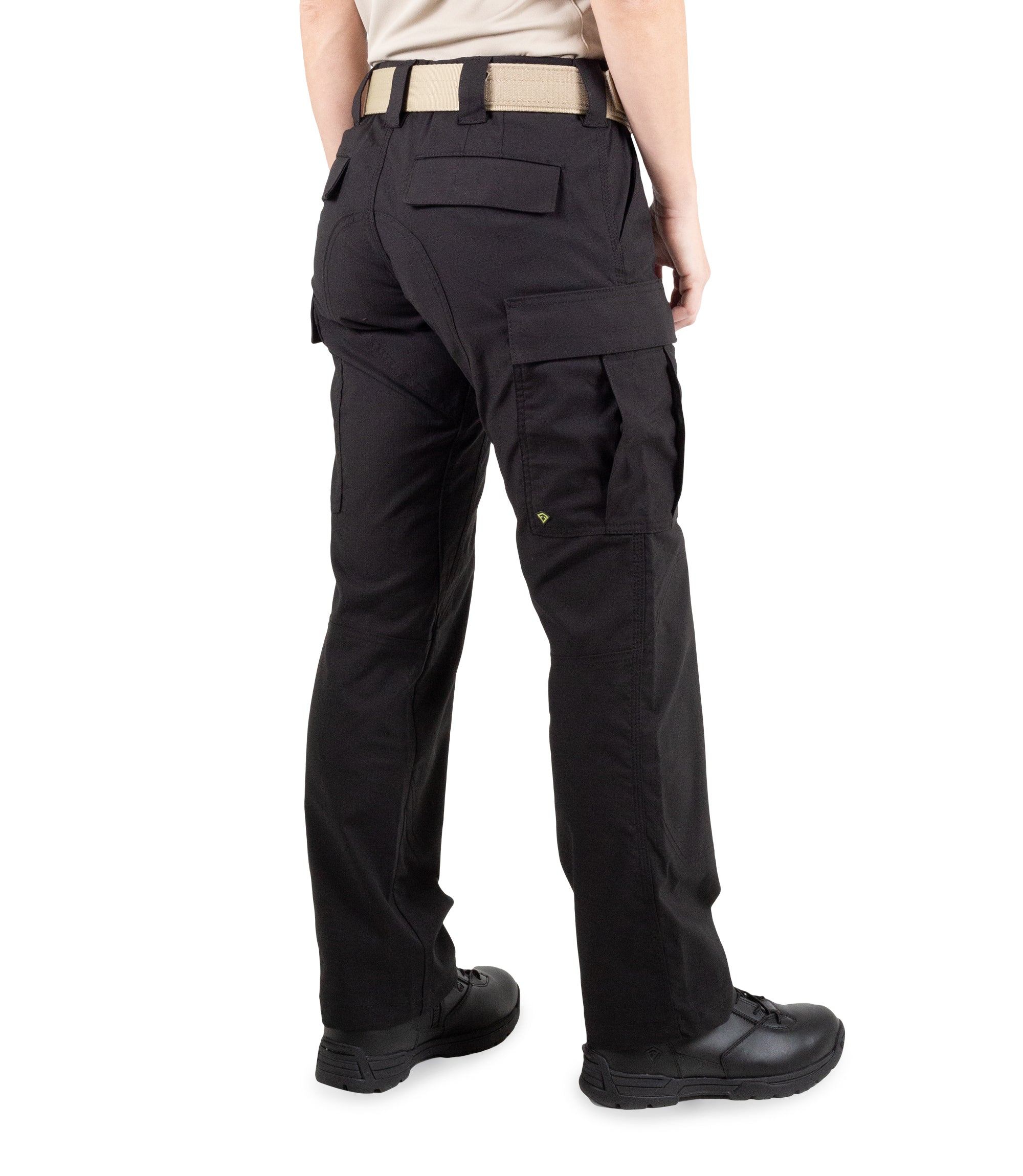 Side of Women's V2 BDU Pant in Black |color_black