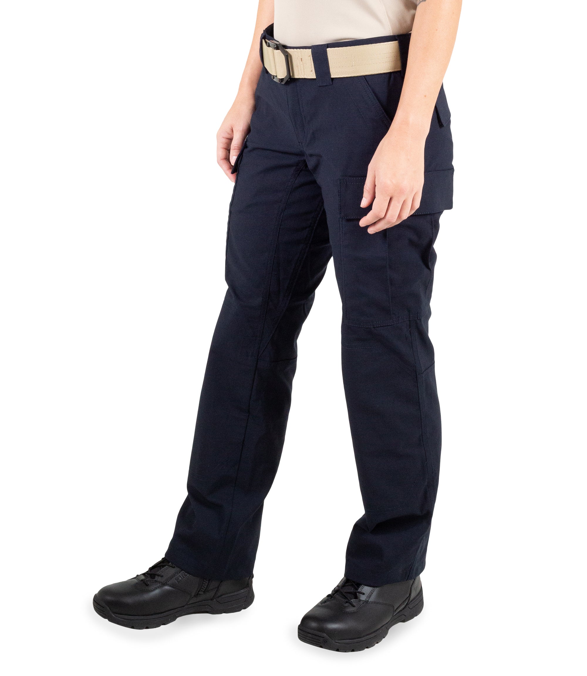 Side of Women's V2 BDU Pant in Midnight Navy |color_midnight navy