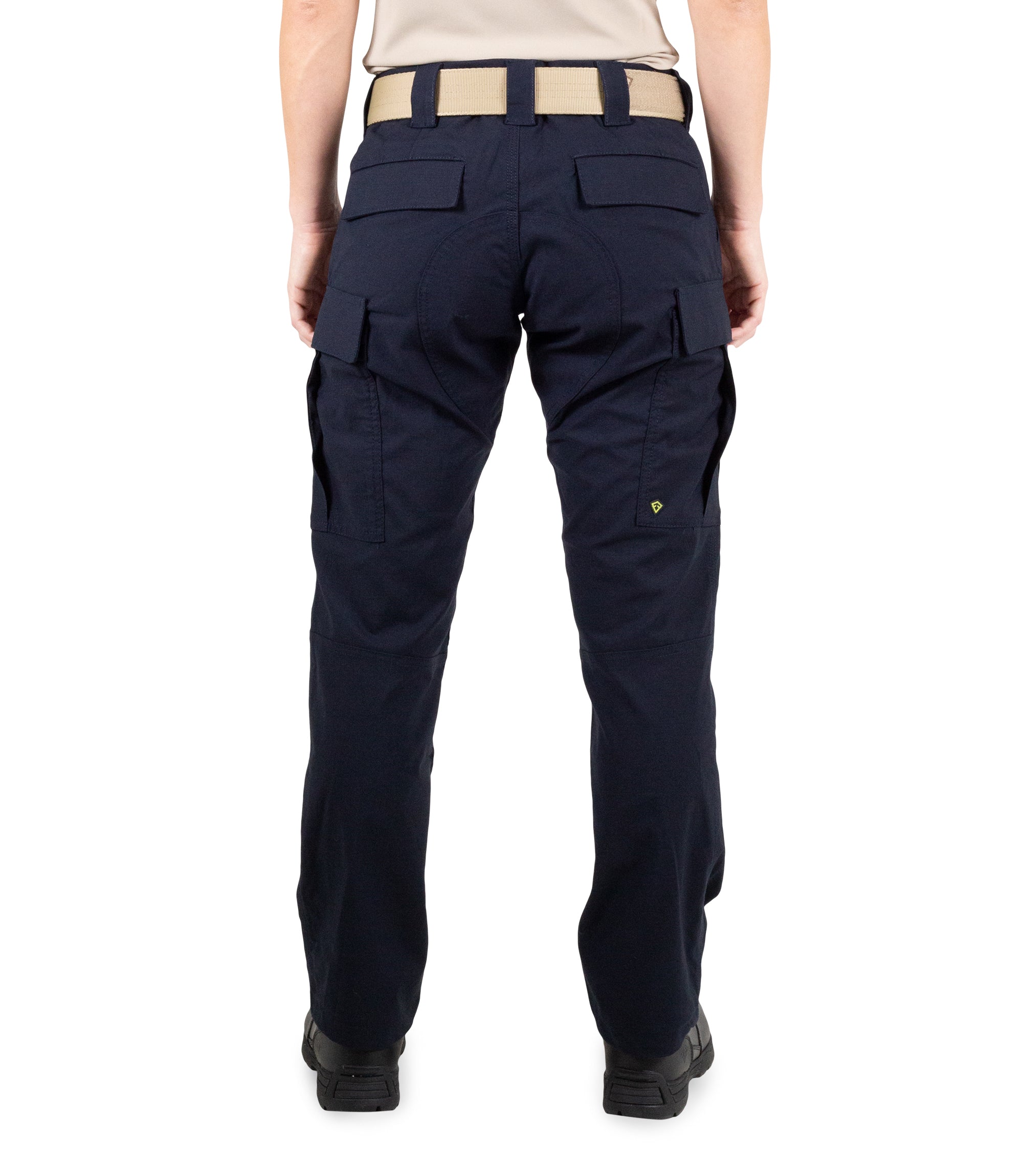 Back of Women's V2 BDU Pant in Midnight Navy |color_midnight navy