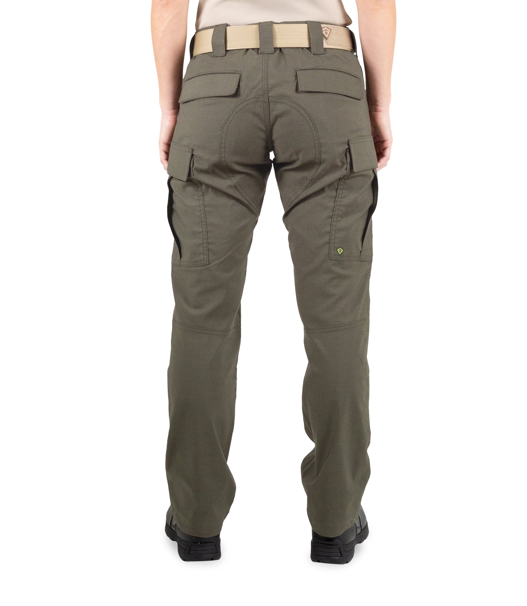 Back of Women's V2 BDU Pant in OD Green |color_od green