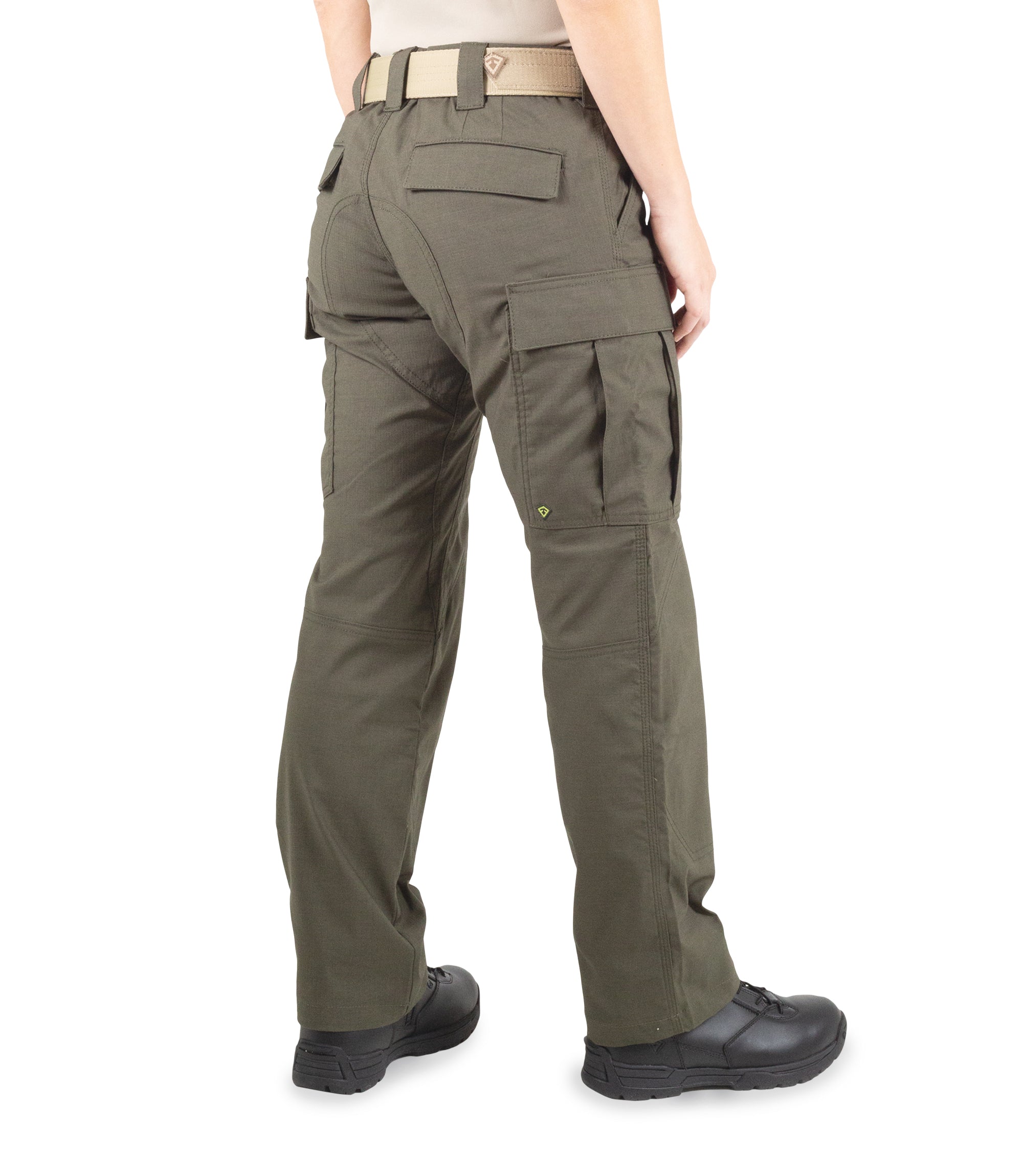 Side of Women's V2 BDU Pant in OD Green |color_od green