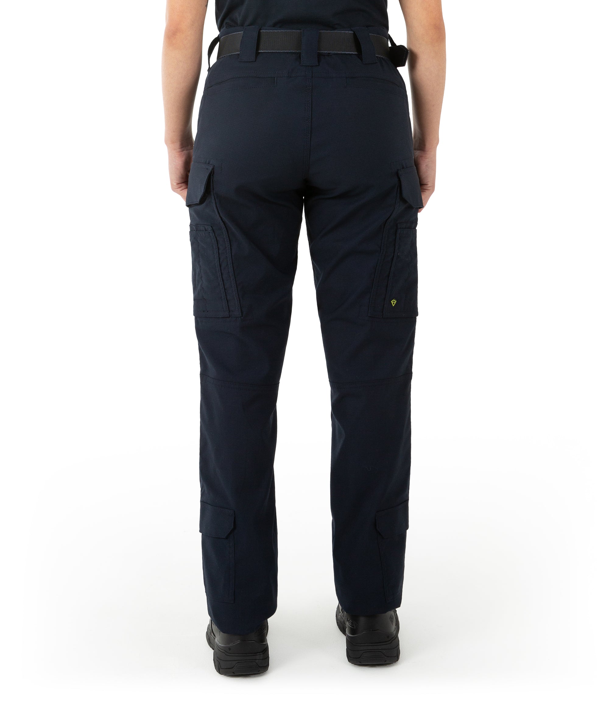 Back of Women's V2 EMS Pant in Midnight Navy |color_midnight navy