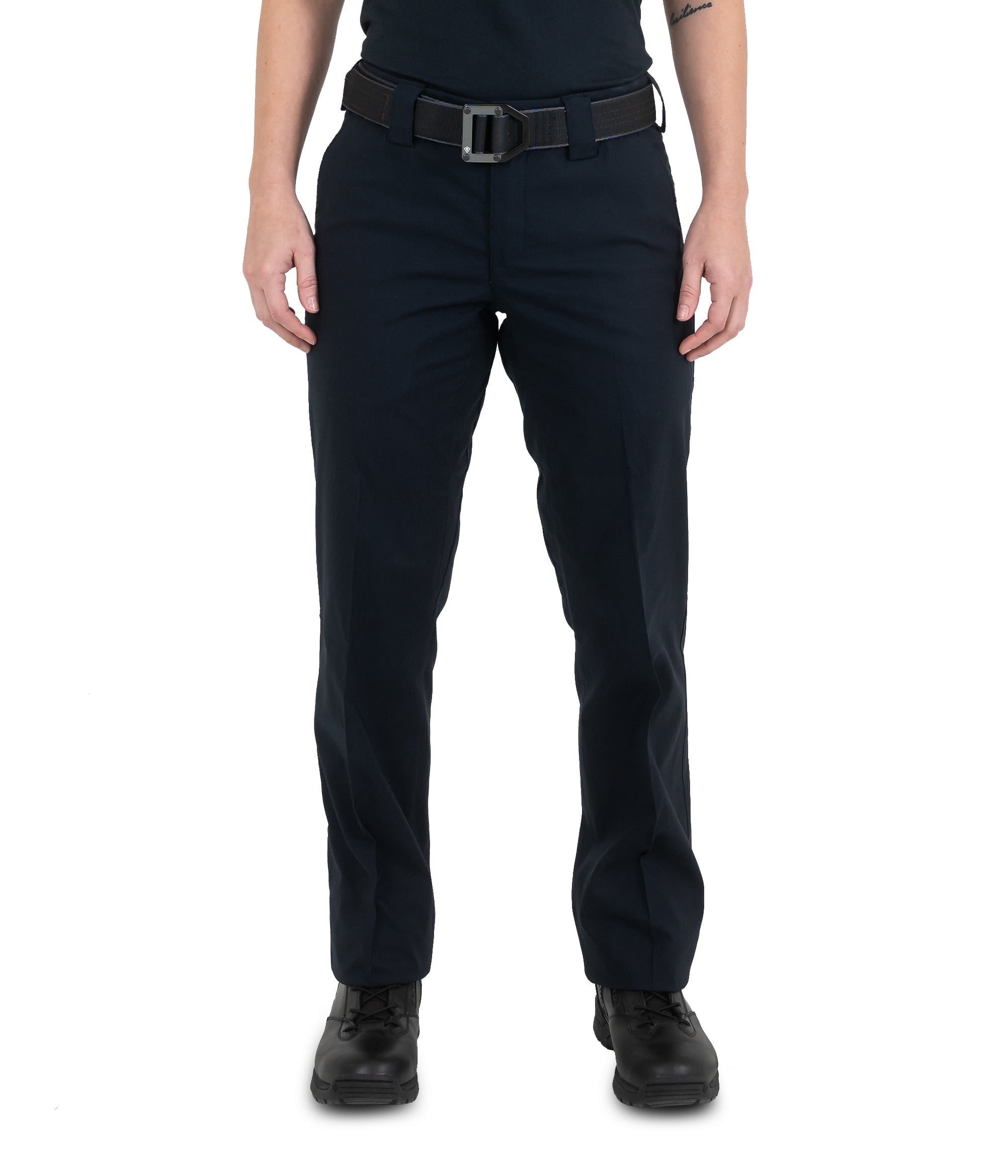 Front of Women's V2 Pro Duty 6 Pocket Pant in Midnight Navy|color_midnight navy