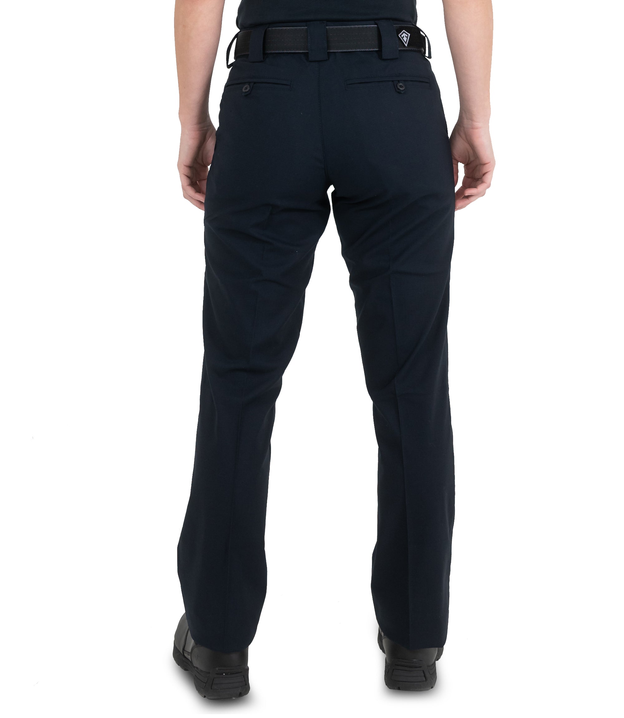 Back of Women's V2 Pro Duty 6 Pocket Pant in Midnight Navy|color_midnight navy