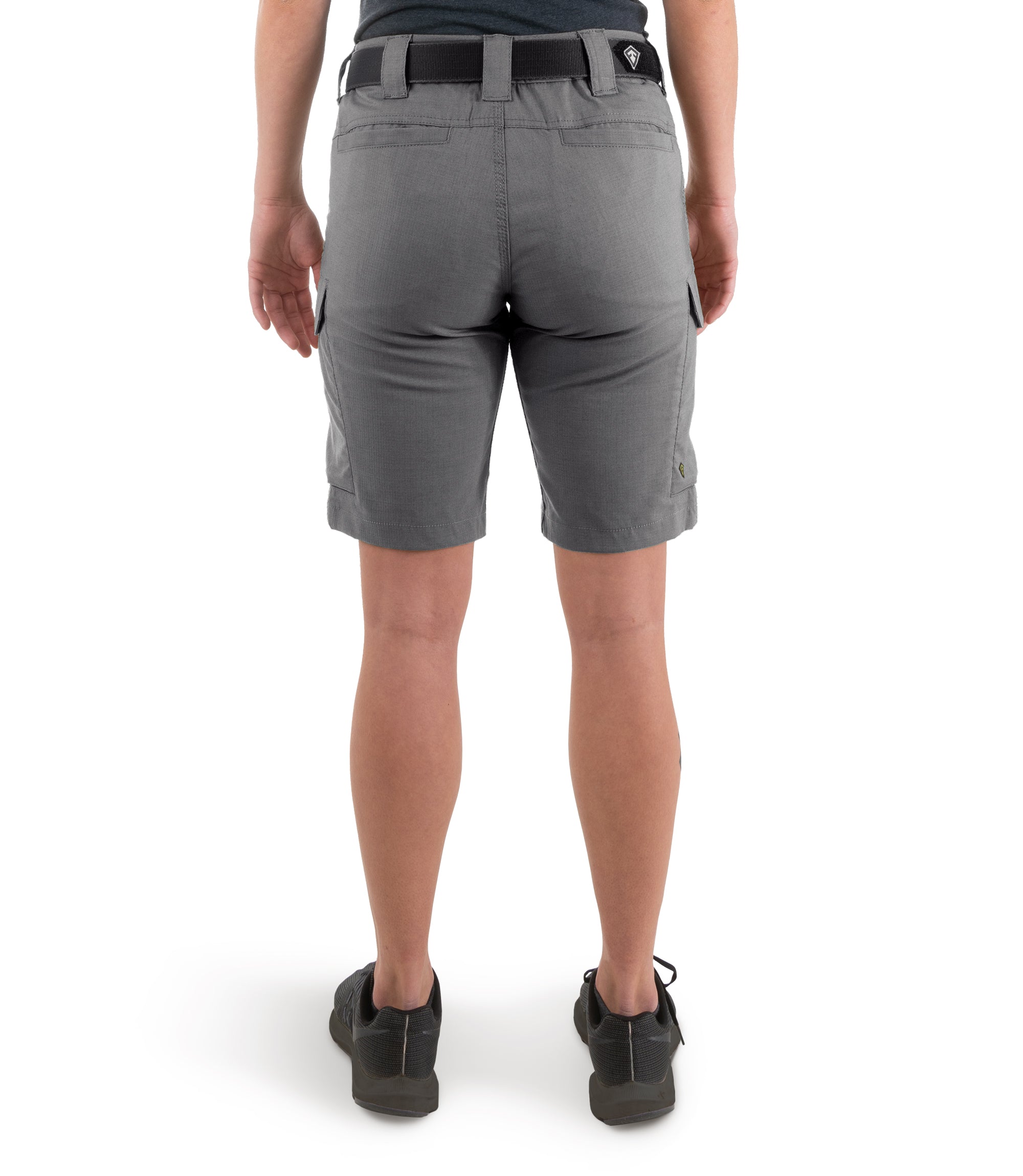 Back view of Women's V2 Tactical Short in Wolf Grey|color_wolf grey