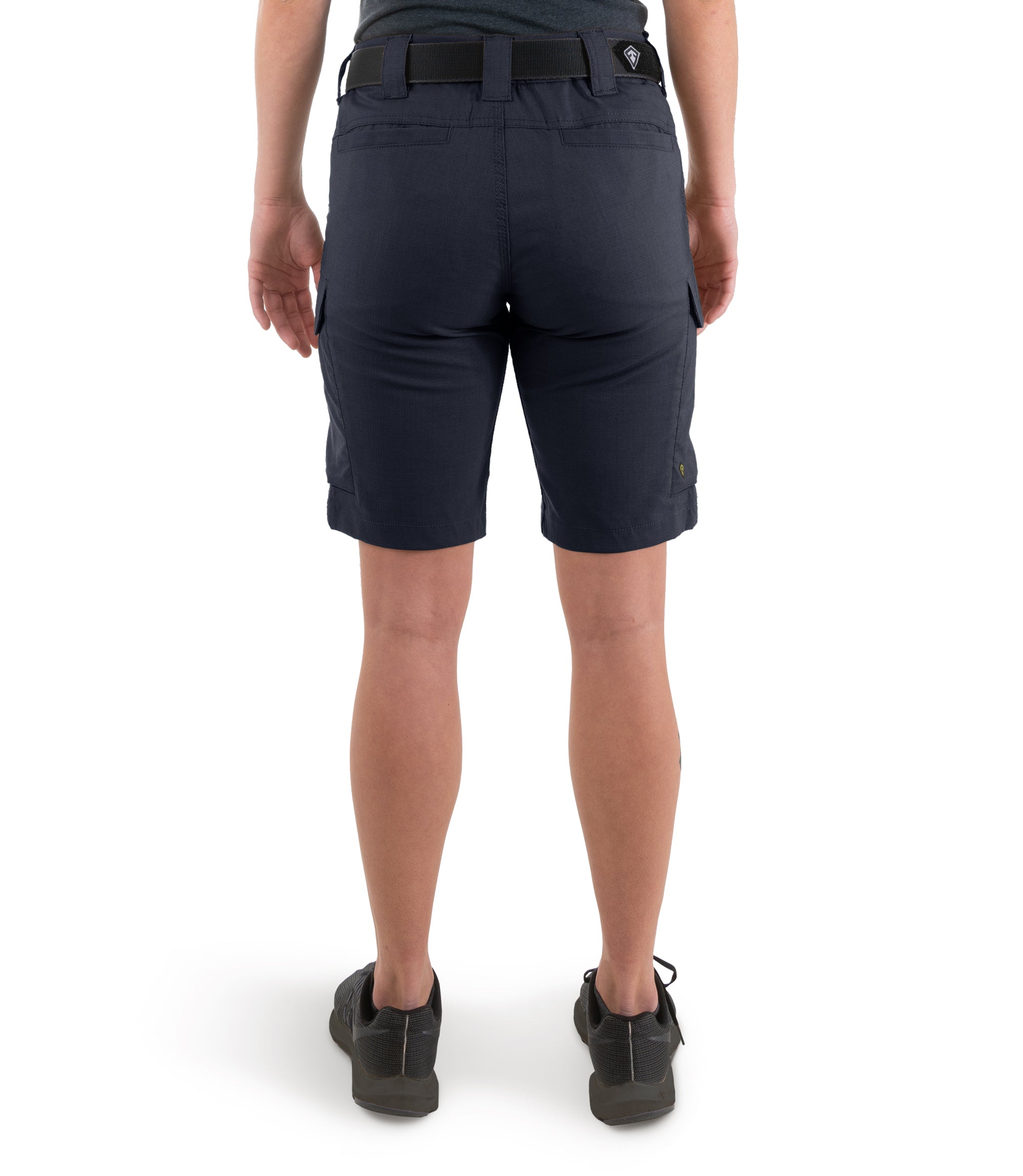 Back view of Women's V2 Tactical Short in Midnight Navy|color_midnight navy