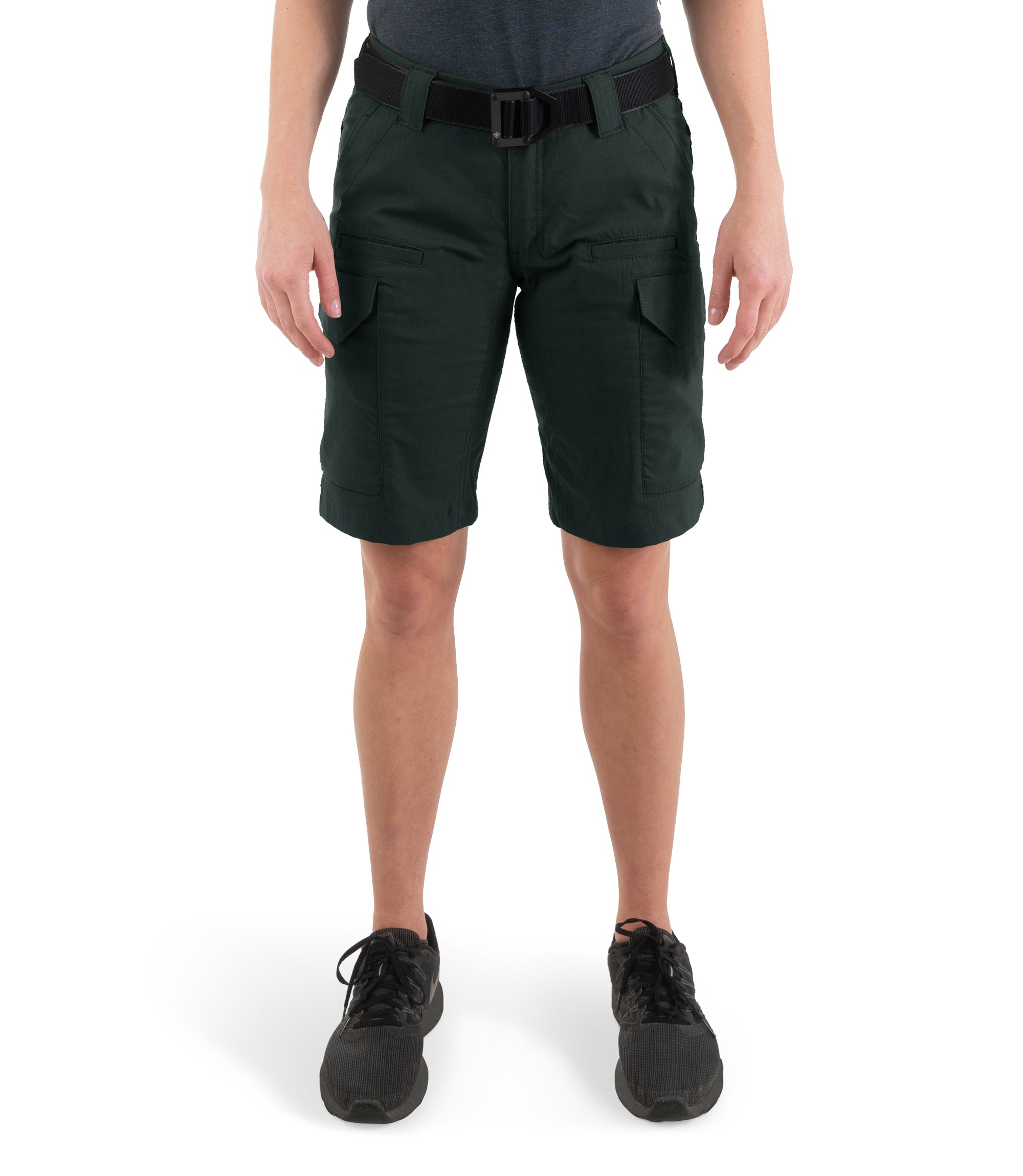 Front view of Women's V2 Tactical Short in Spruce Green|color_spruce green