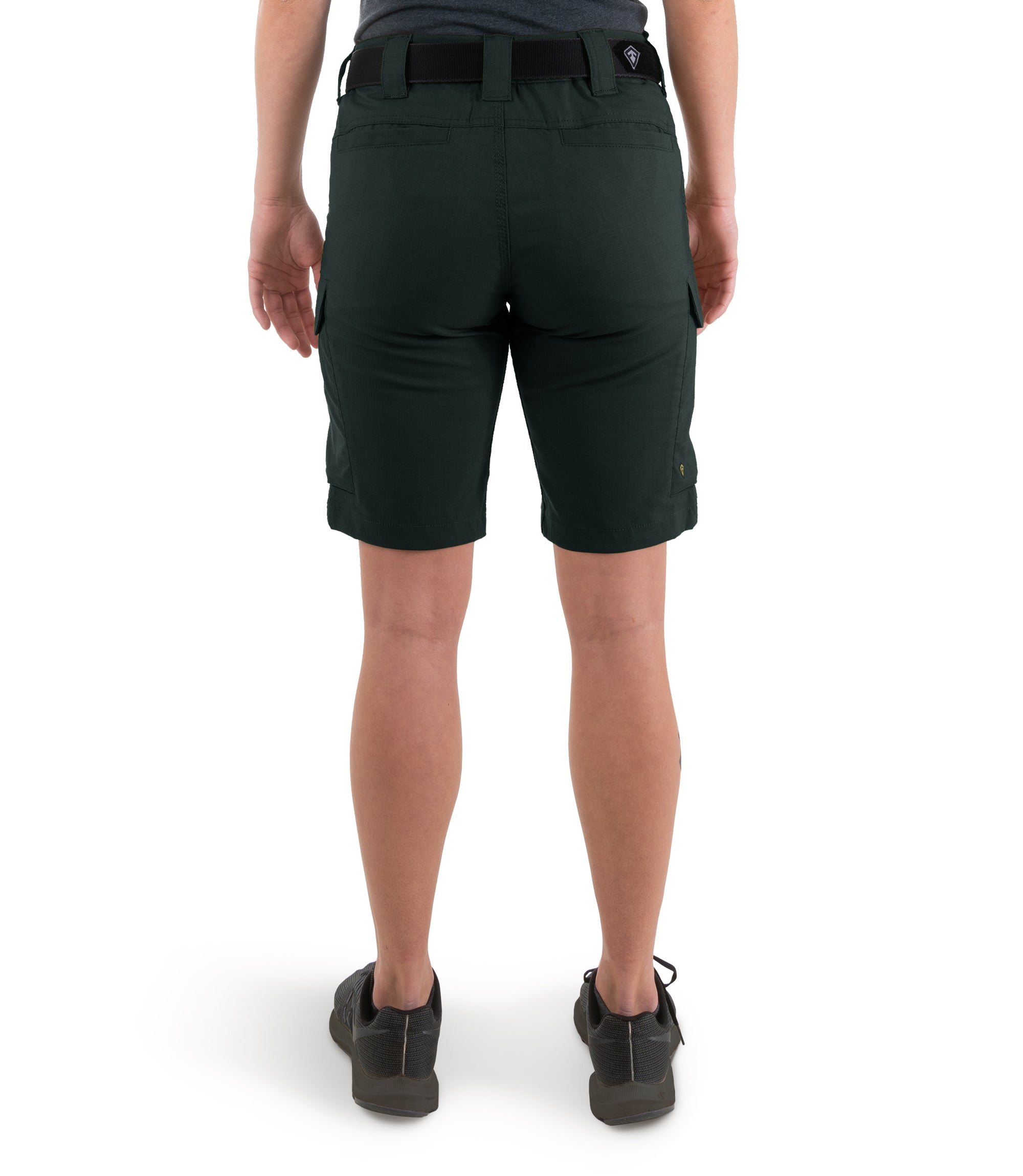 Back view of Women's V2 Tactical Short in Spruce Green|color_spruce green