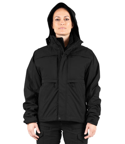 Hood Up for Women’s Tactix System Jacket in Black