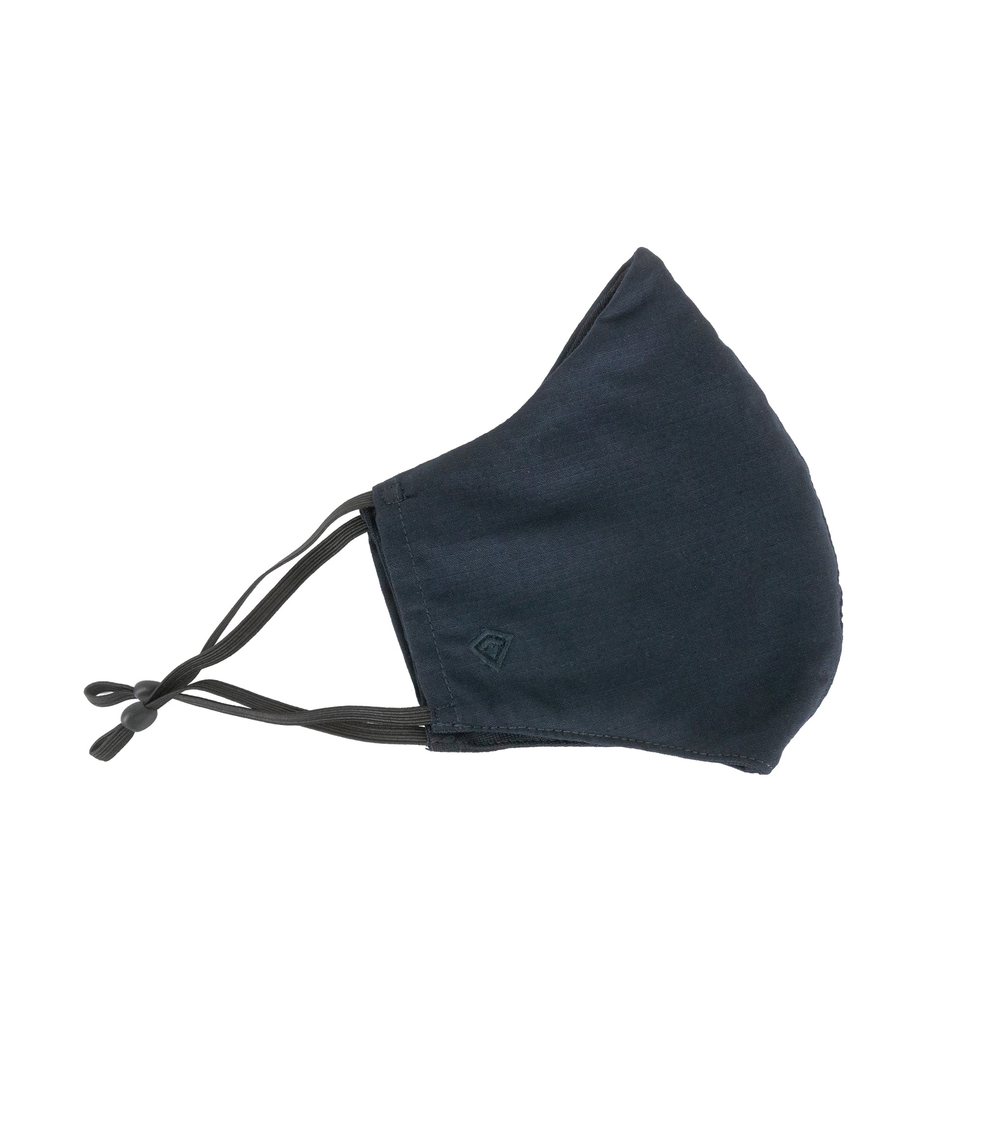 Side of V2 Pro Duty Mask in Midnight Navy |color_midnight navy