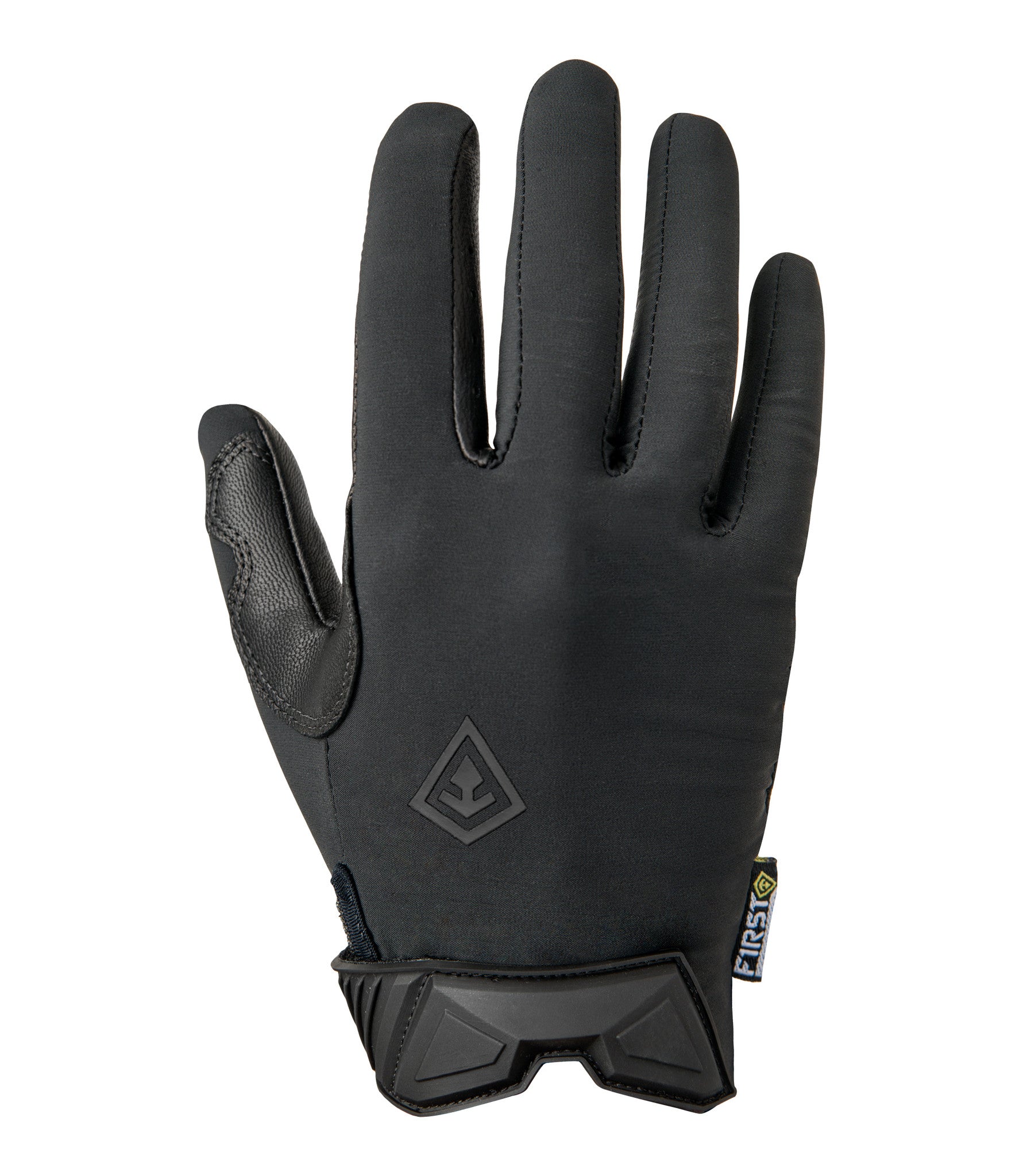 Front of Women’s Lightweight Patrol Glove in Black |color_black
