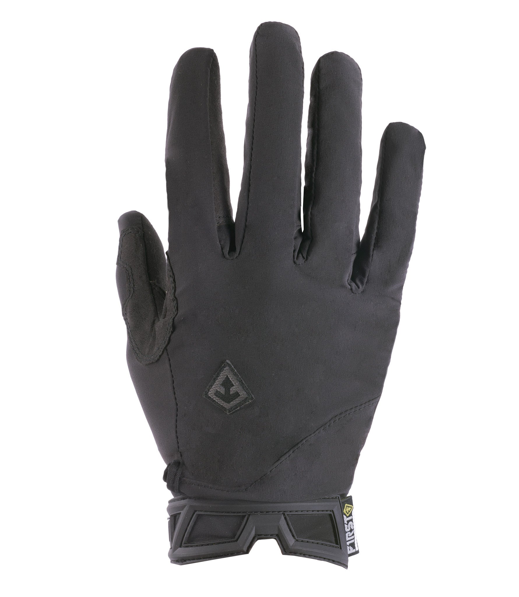 Front of Men's Slash Patrol Glove in Black |color_black