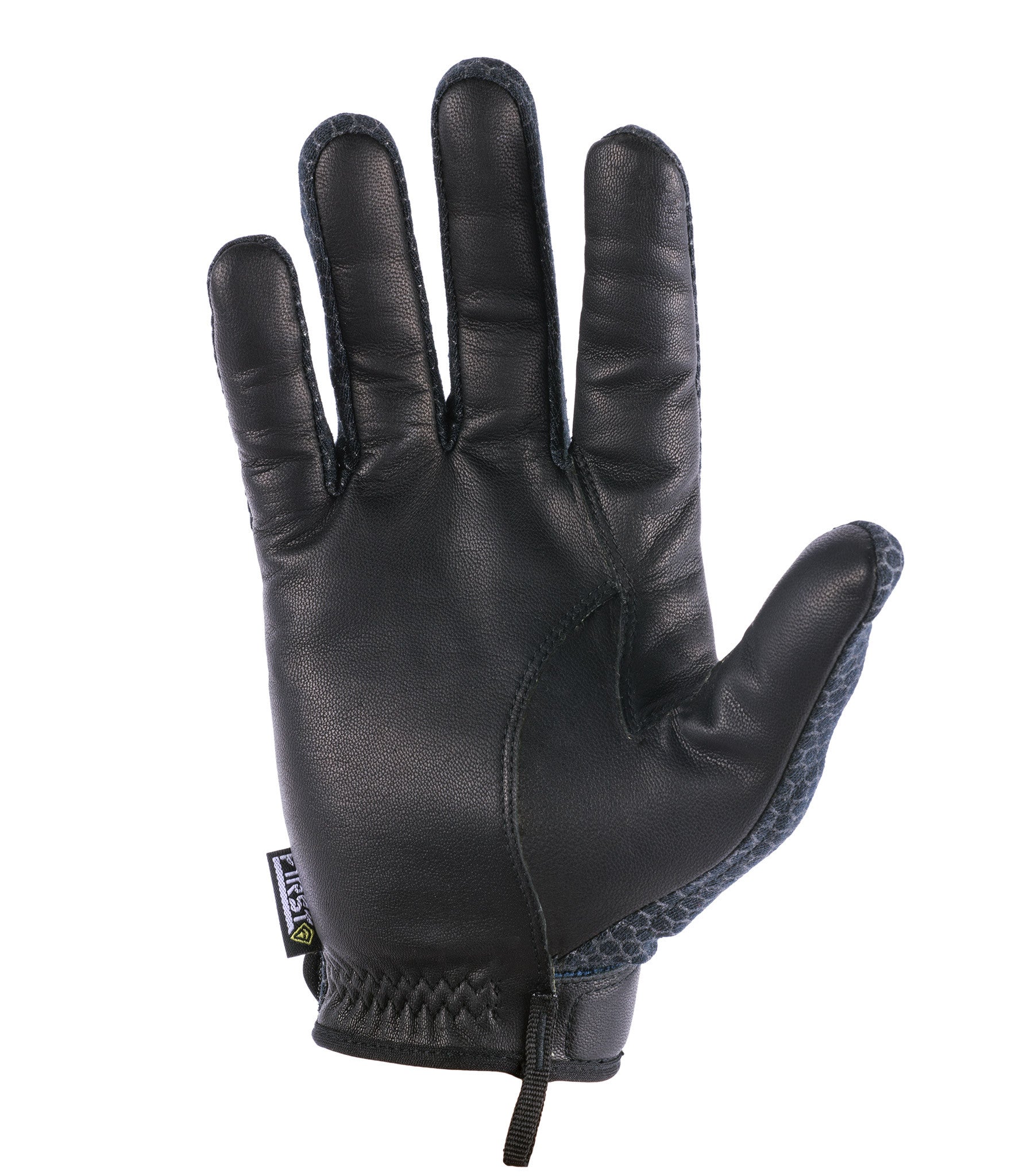 Palm of Men's Slash & Flash Protective Knuckle Glove in Black |color_black