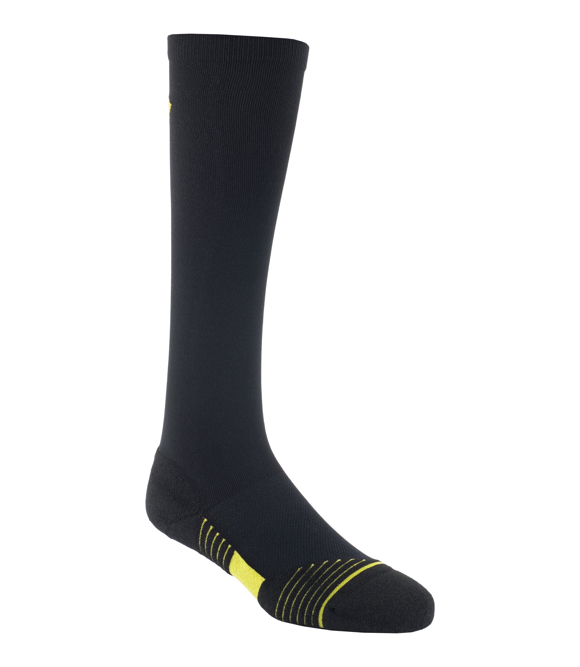 Front of Advanced Fit Duty Sock in black|color_black