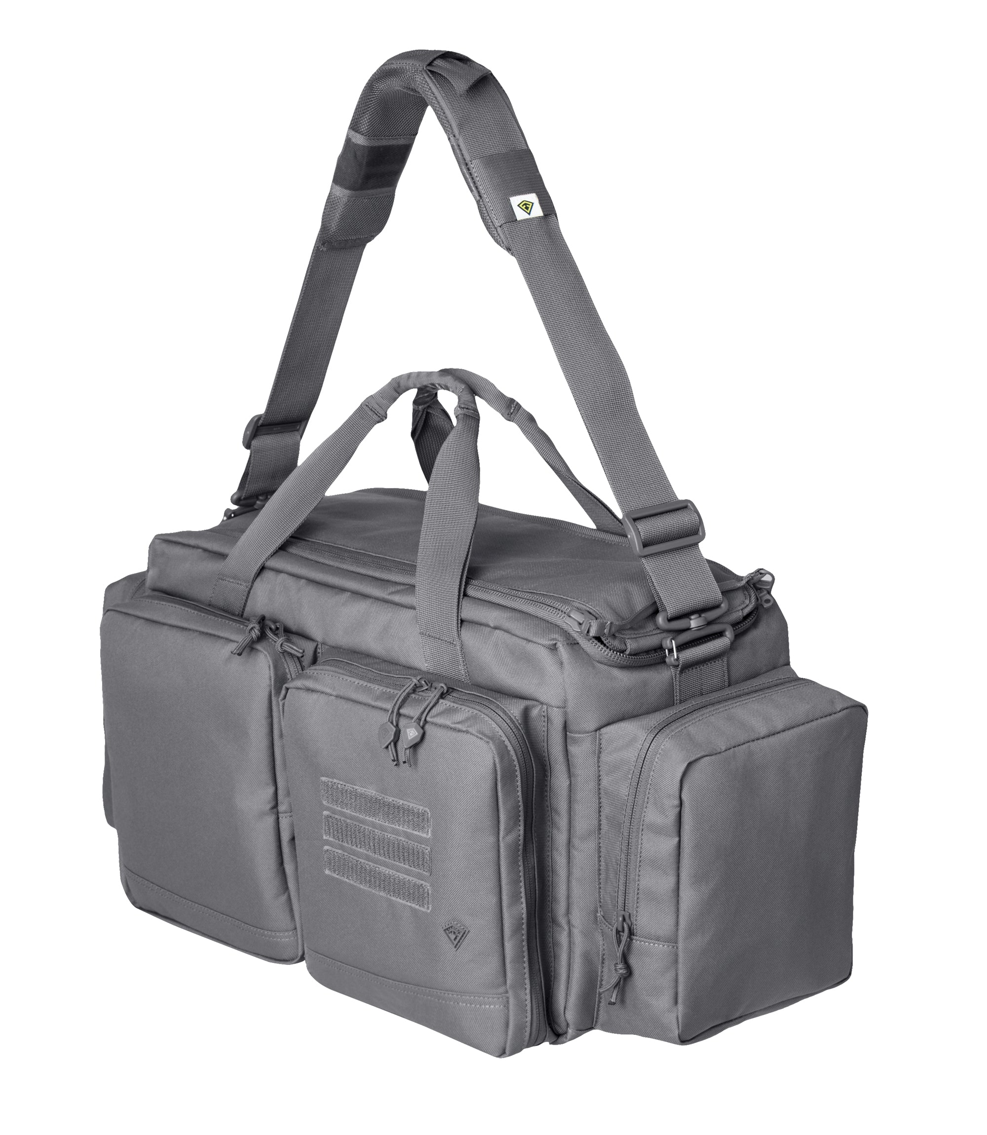 Front of Recoil Range Bag 40L in Wolf Grey |color_wolf grey