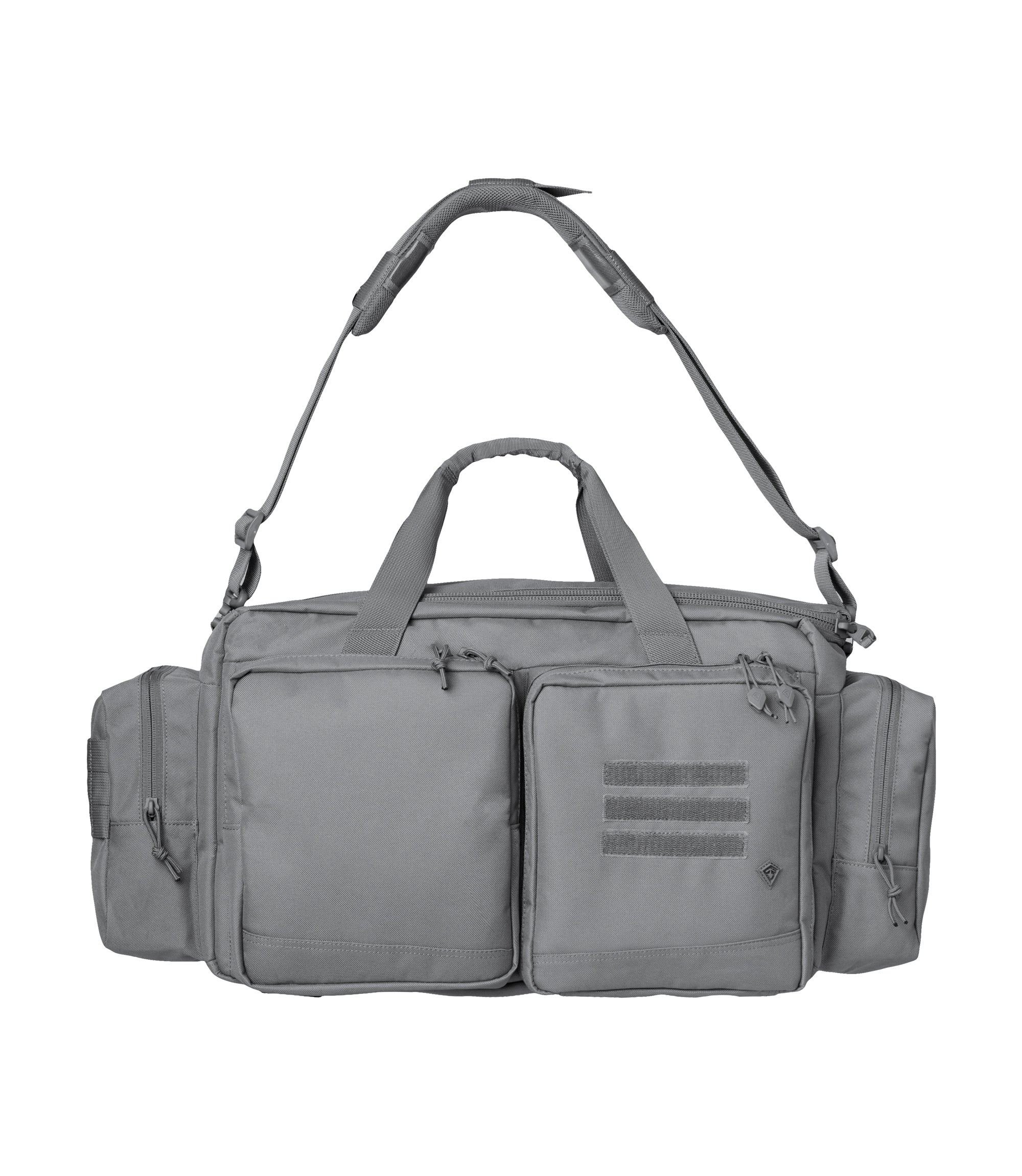 Front of Recoil Range Bag 40L in Wolf Grey |color_wolf grey