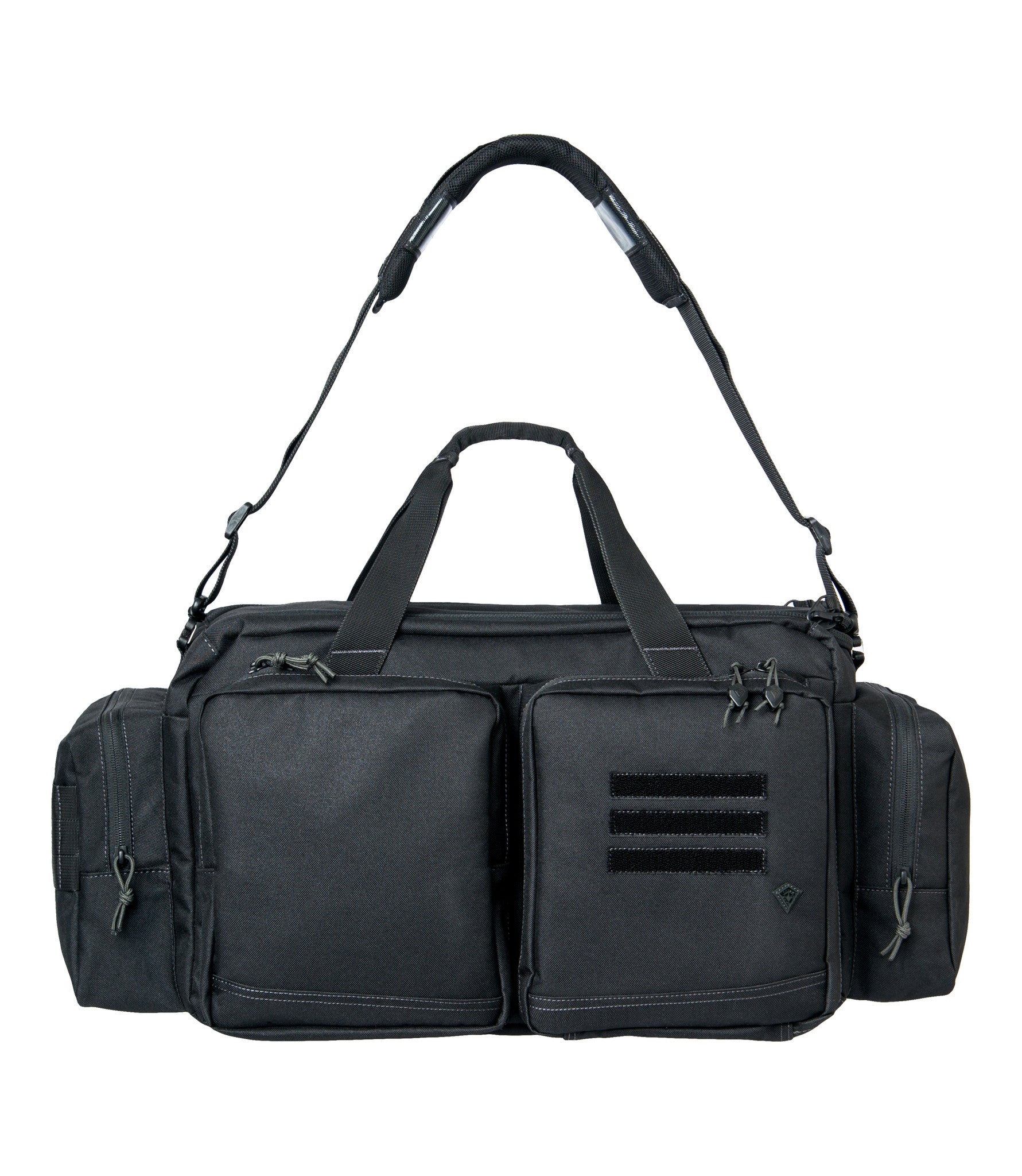 Front of Recoil Range Bag 40L in Black |color_black