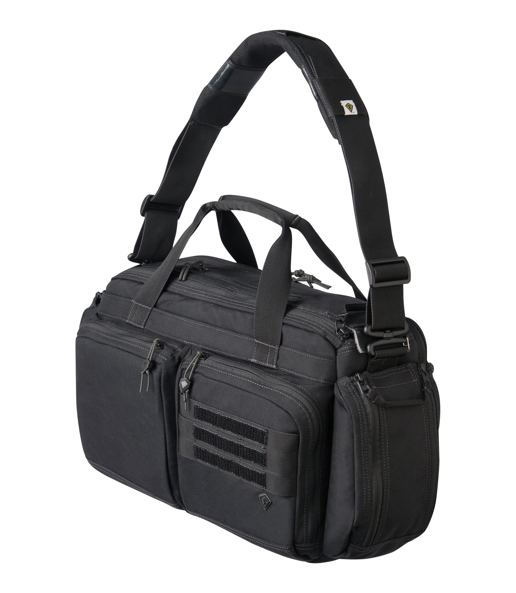 Front of Executive Briefcase 26L in Black |color_black