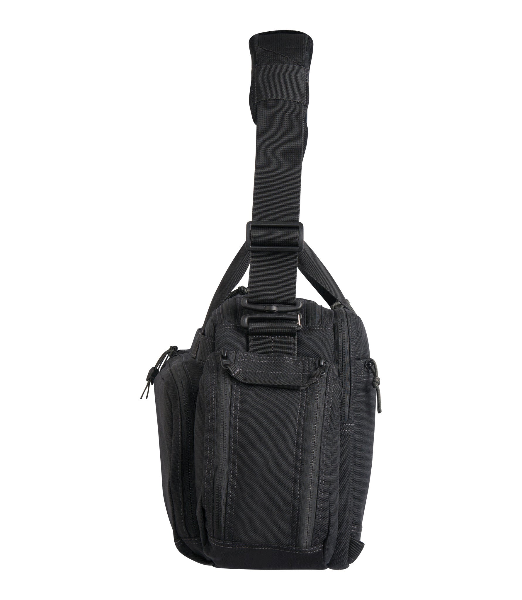 Side of Executive Briefcase 26L in Black |color_black