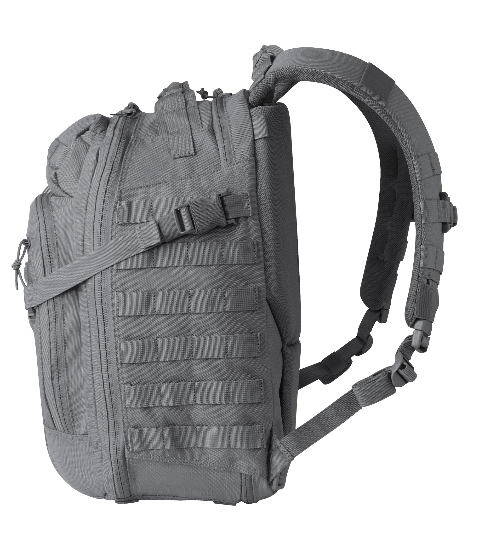 Side of Specialist 1-Day Backpack 36L in Wolf Grey |color_wolf grey