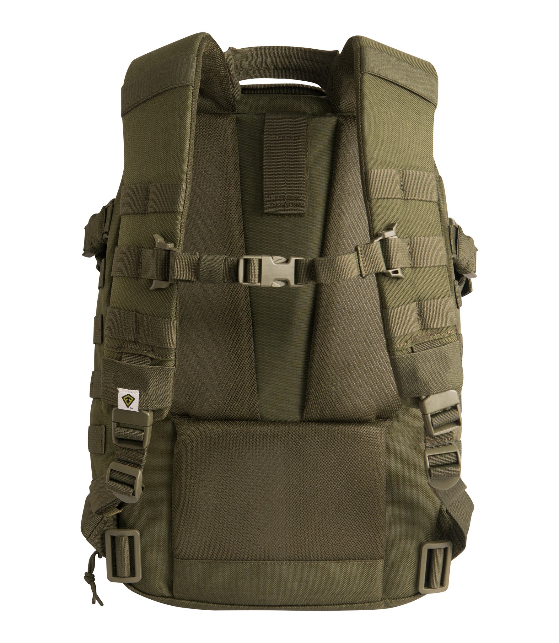Back of Specialist 1-Day Backpack 36L in OD Green |color_od green