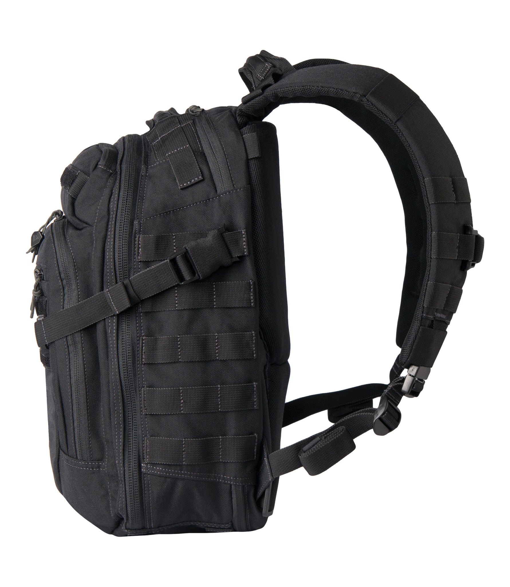 Side of Specialist Half-Day Backpack 25L in Black |color_Black