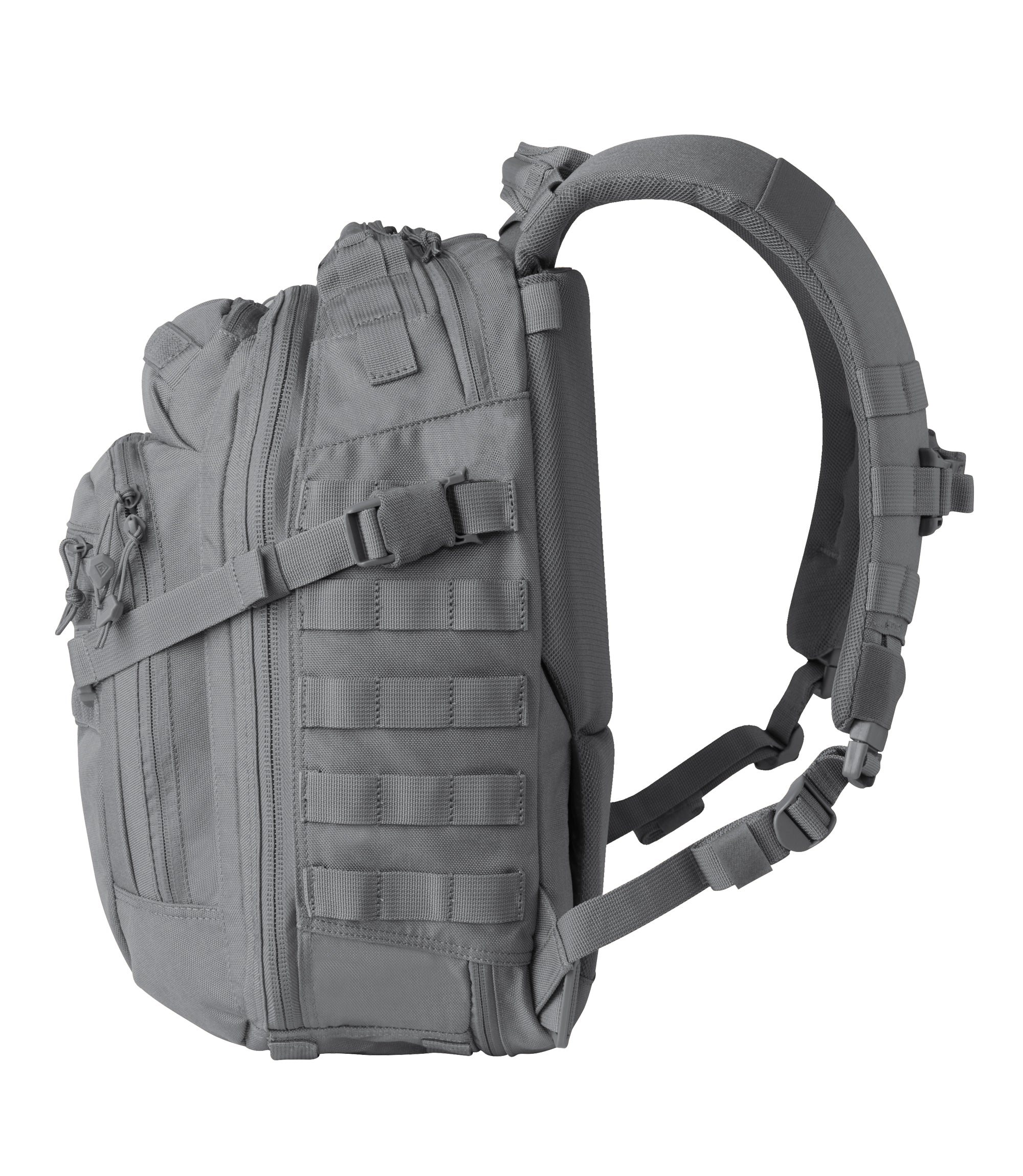 Side of Specialist Half-Day Backpack 25L in Wolf Grey |color_wolf grey