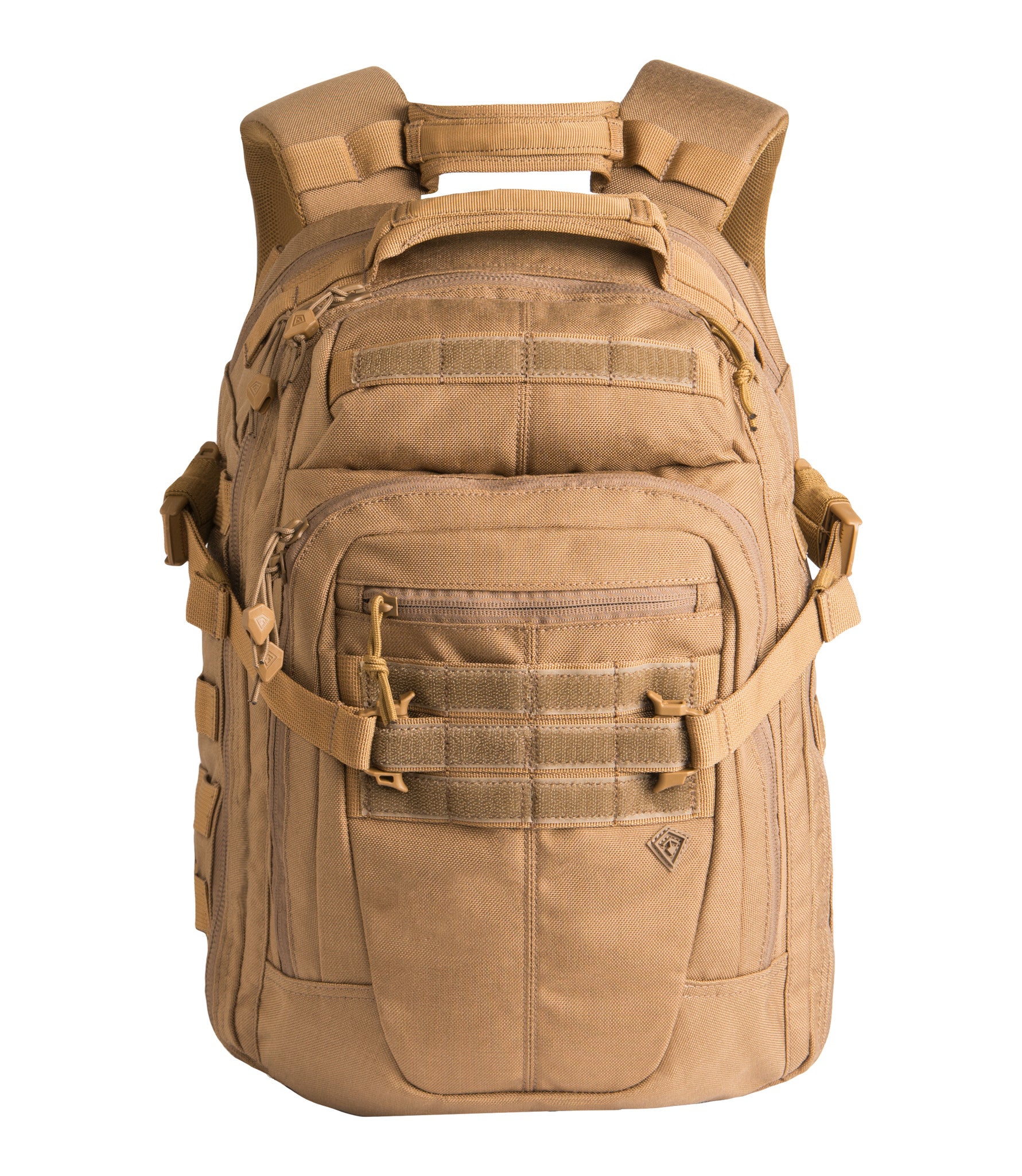 Front of Specialist Half-Day Backpack 25L in Coyote |color_coyote