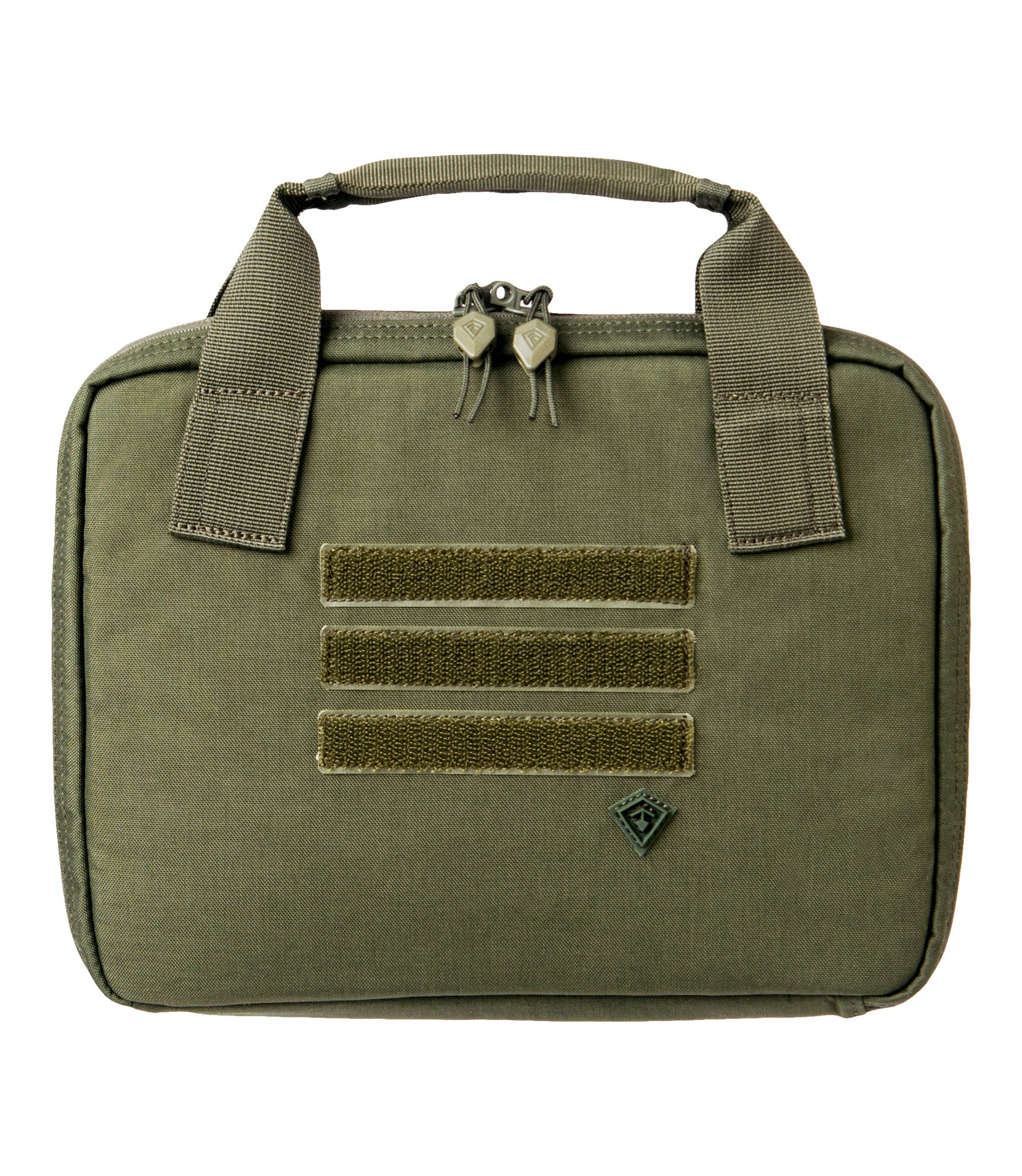 Front of Pistol Sleeve in OD Green |color_od green