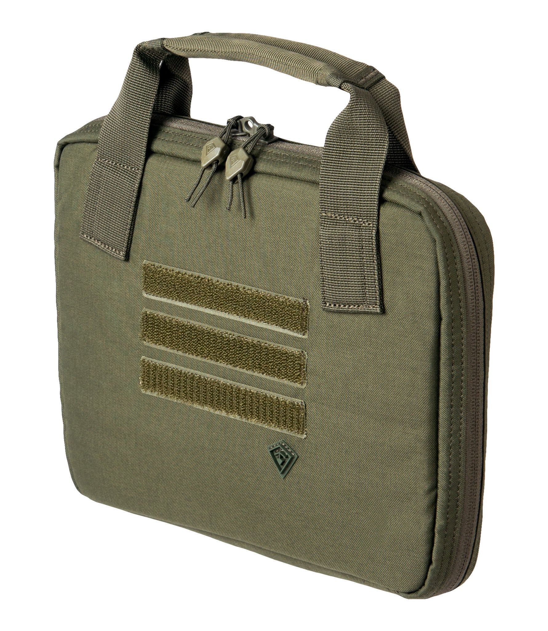 Front of Pistol Sleeve in OD Green |color_od green