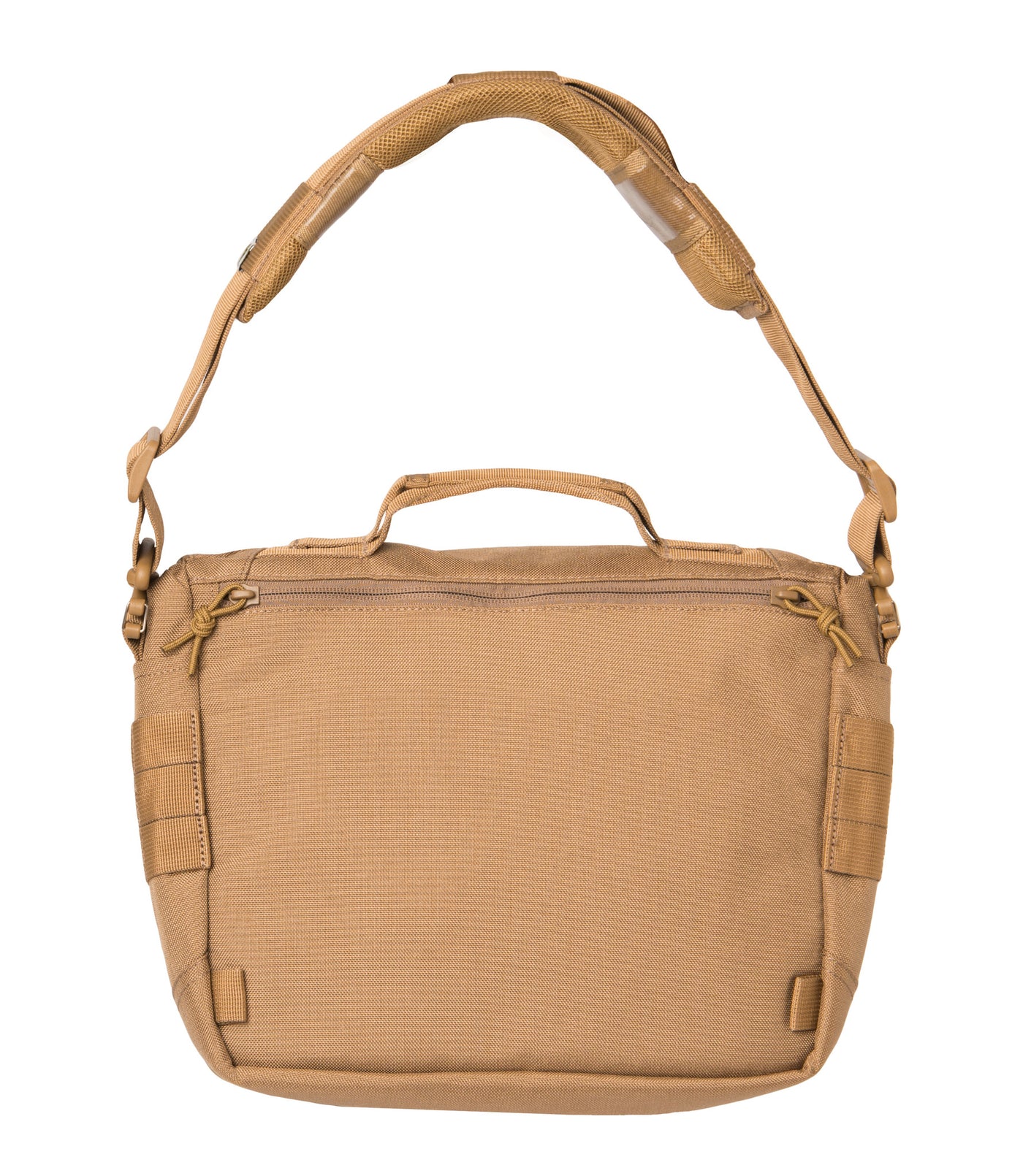 Back of Summit Side Satchel 8L in Coyote