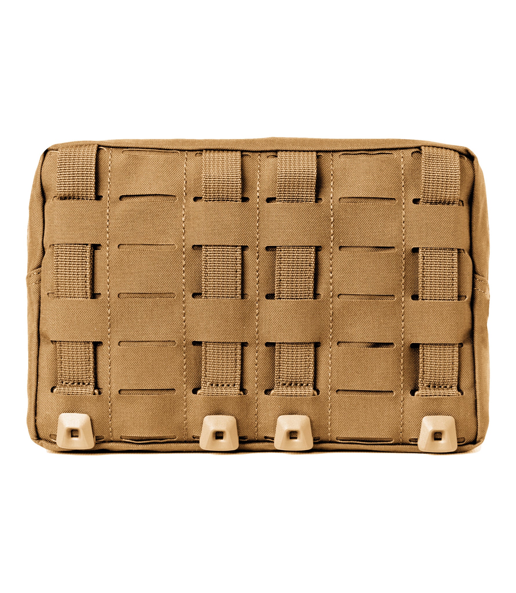 Back of Tactix Series 9x6 Utility Pouch in Coyote |color_coyote