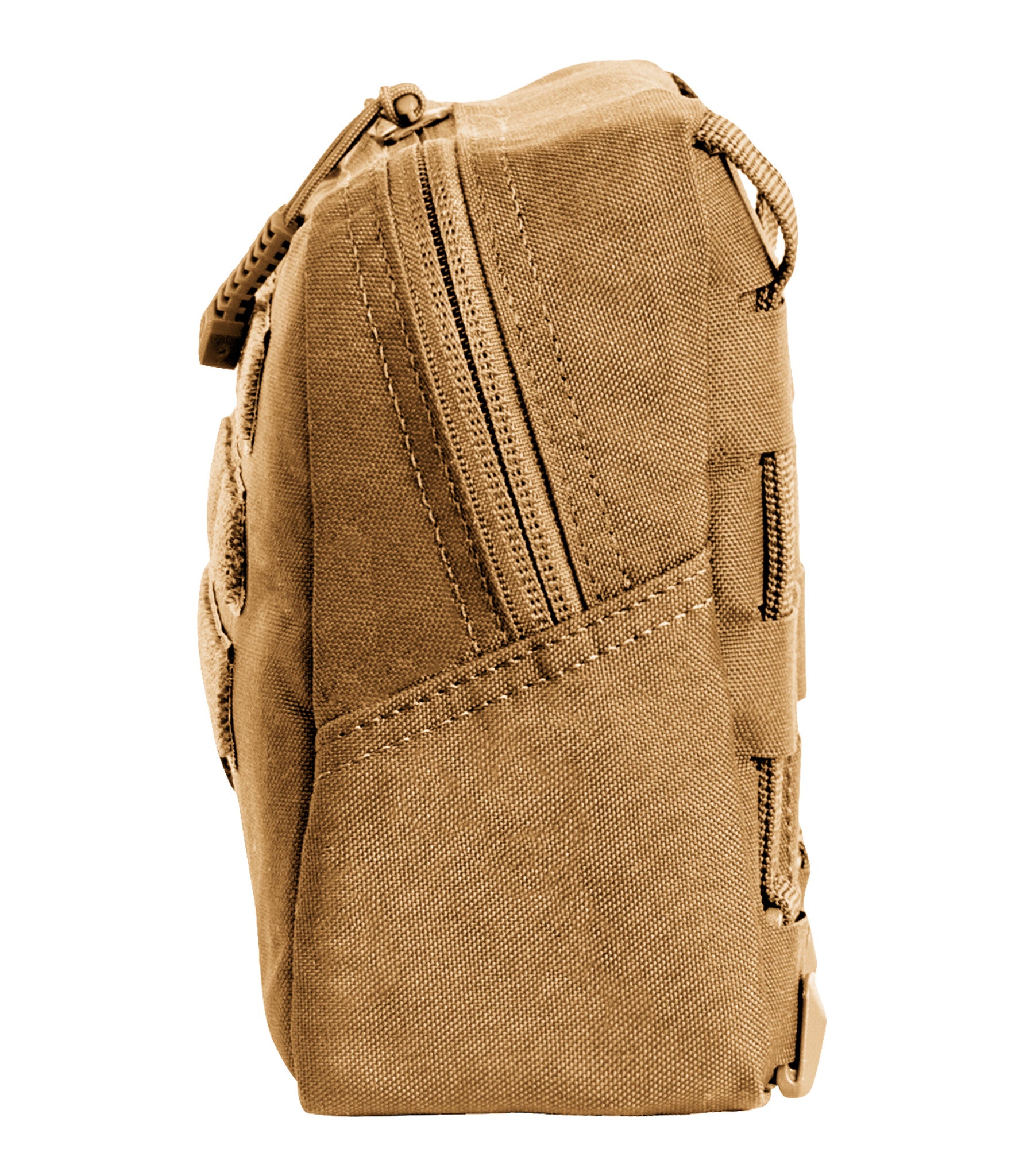 Side of Tactix Series 9x6 Utility Pouch in Coyote |color_coyote