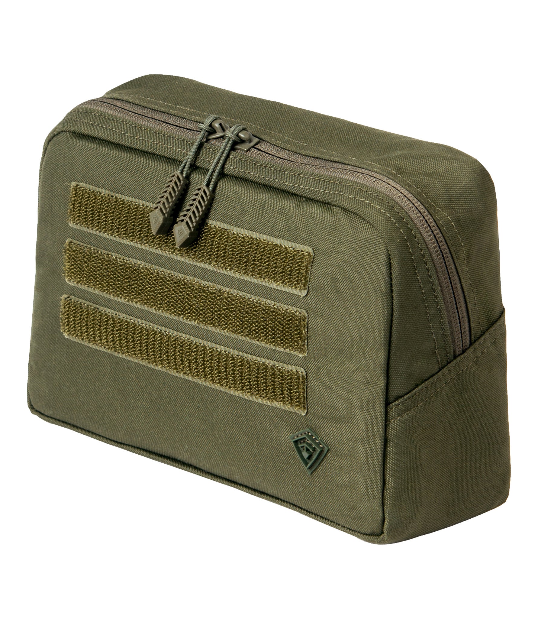 Front of Tactix Series 9x6 Utility Pouch in OD Green |color_od green
