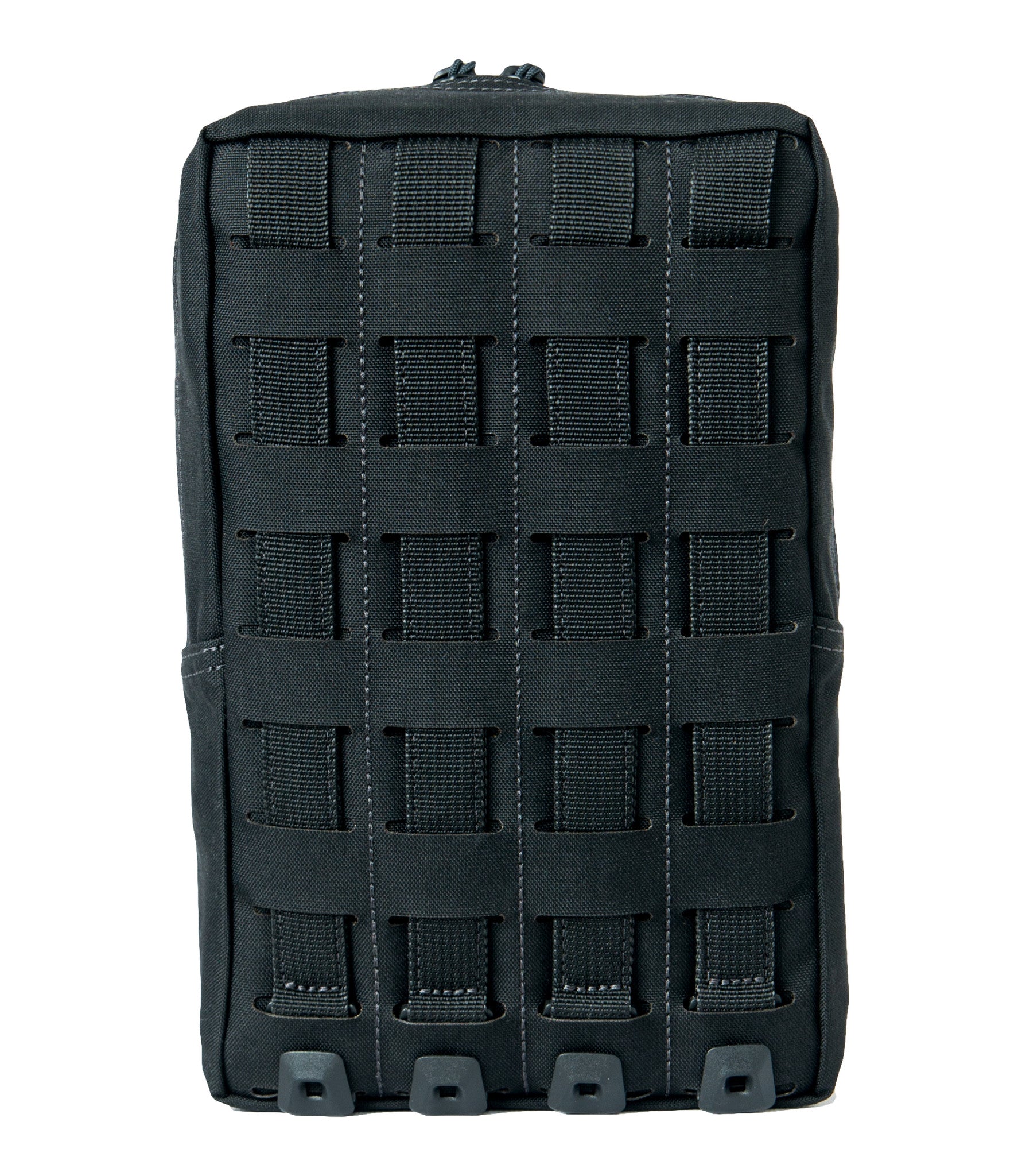 Back of Tactix Series 6x10 Utility Pouch in Black |color_black