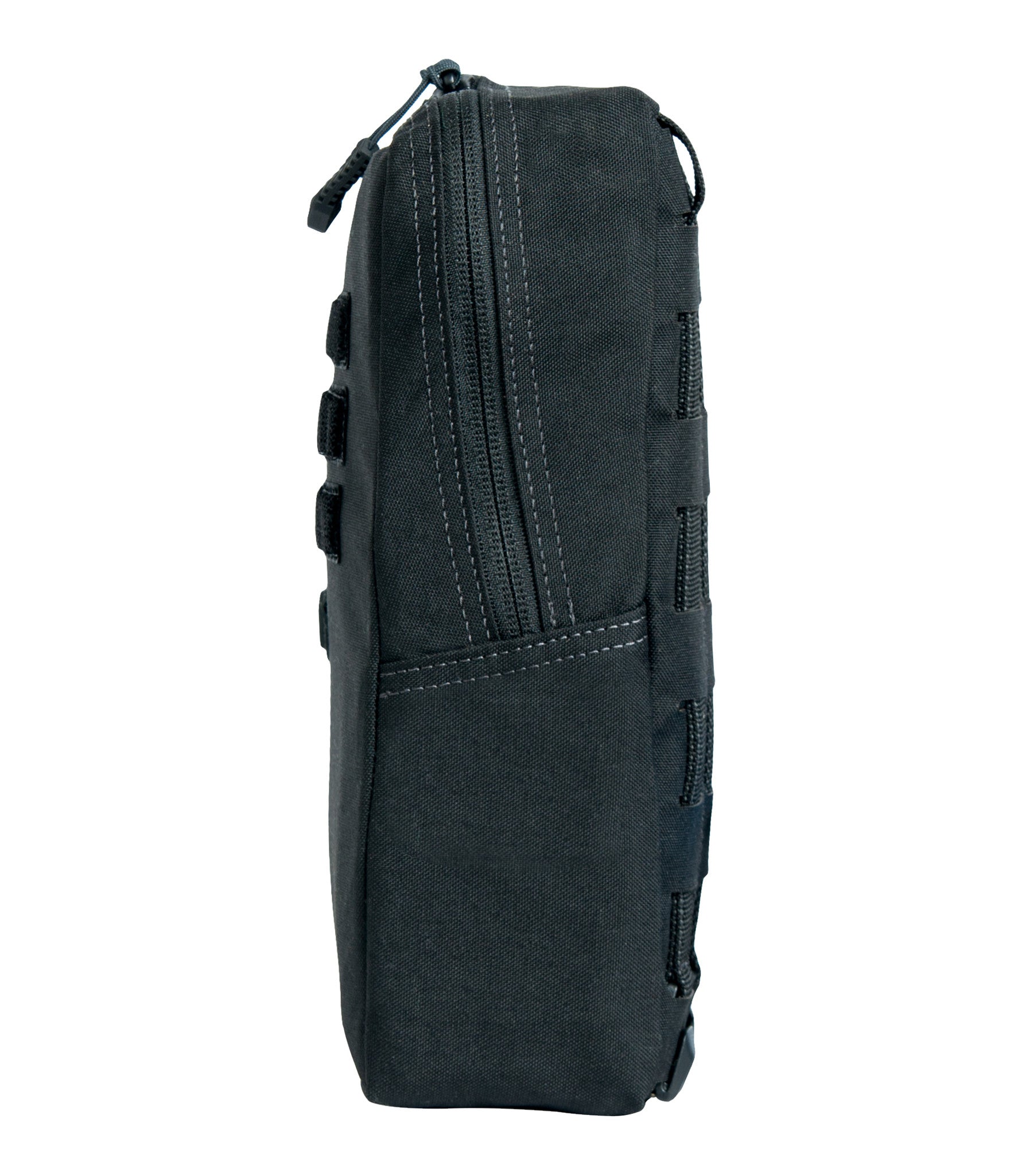 Side of Tactix Series 6x10 Utility Pouch in Black |color_black