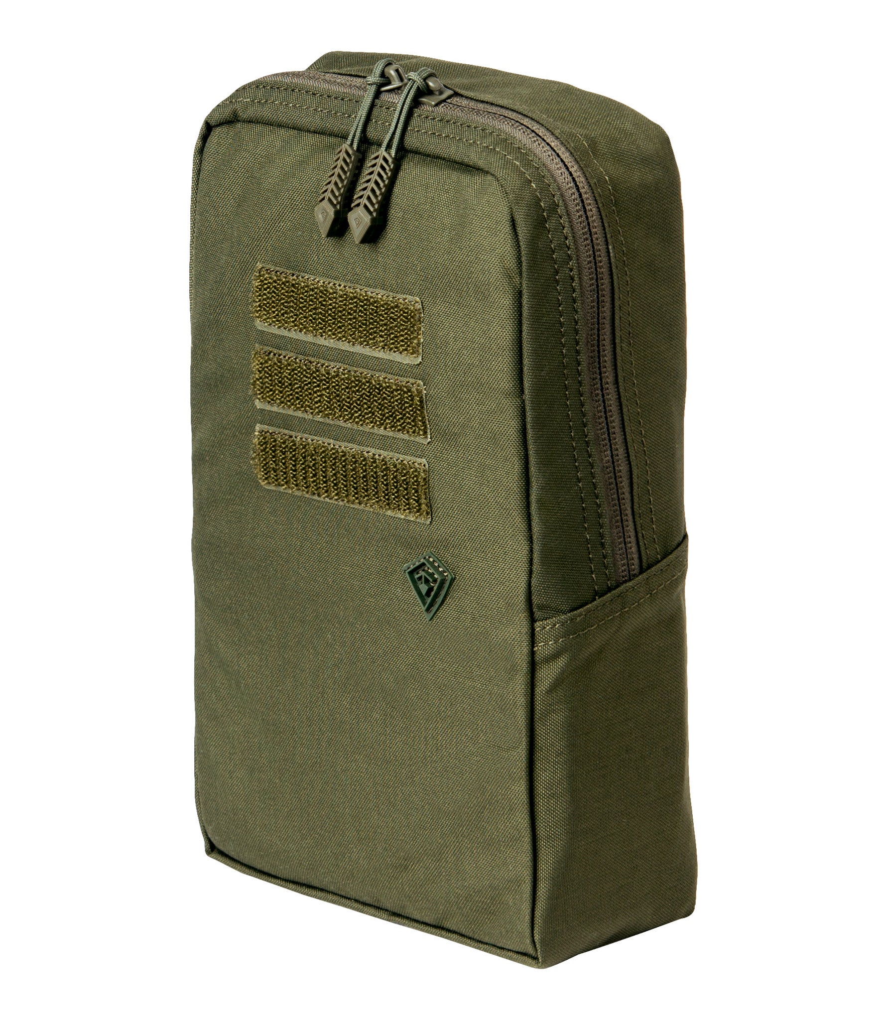 Front of Tactix Series 6x10 Utility Pouch in OD Green |color_od green