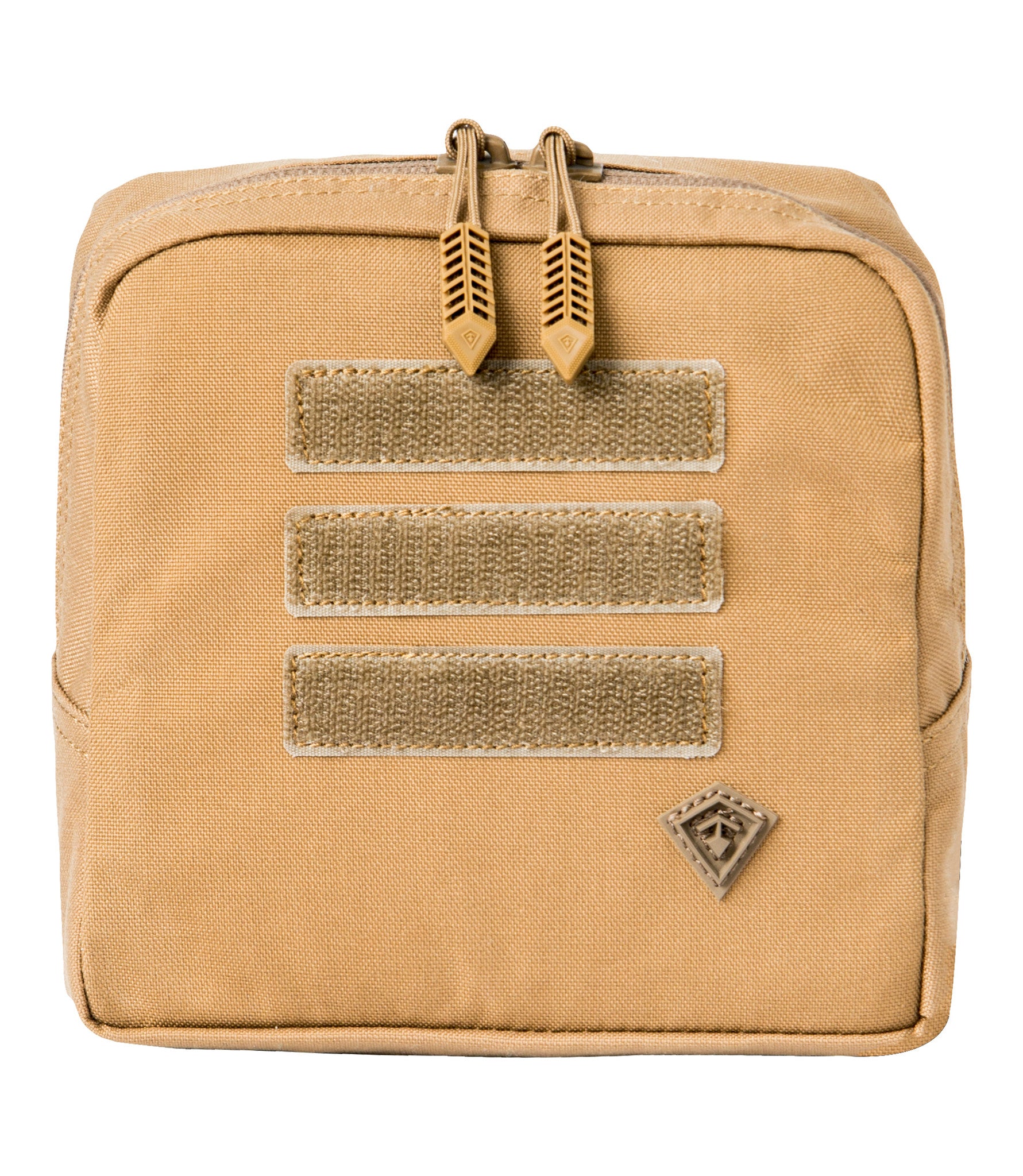 Front of Tactix Series 6x6 Utility Pouch in Coyote |color_coyote