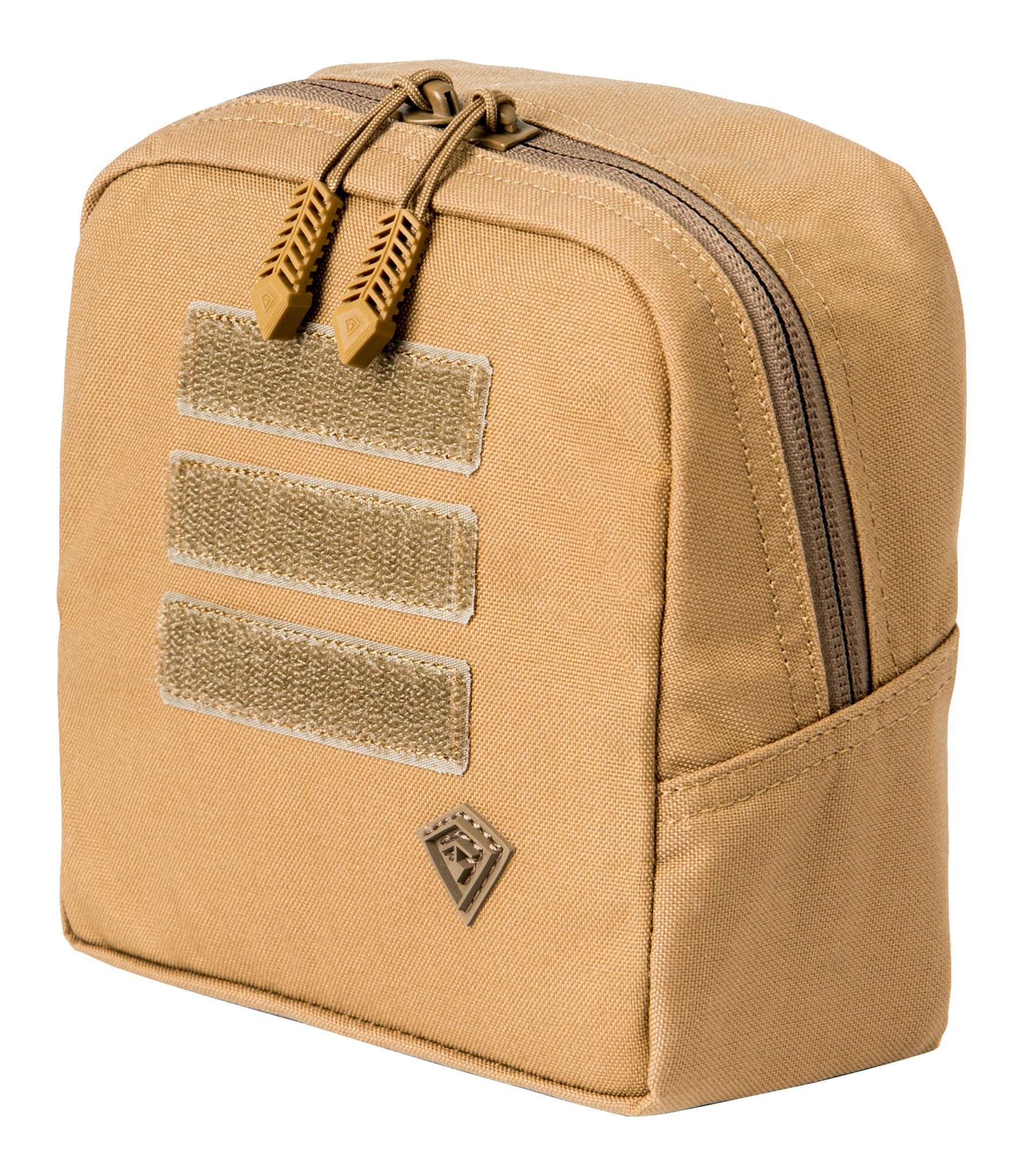 Front of Tactix Series 6x6 Utility Pouch in Coyote |color_coyote