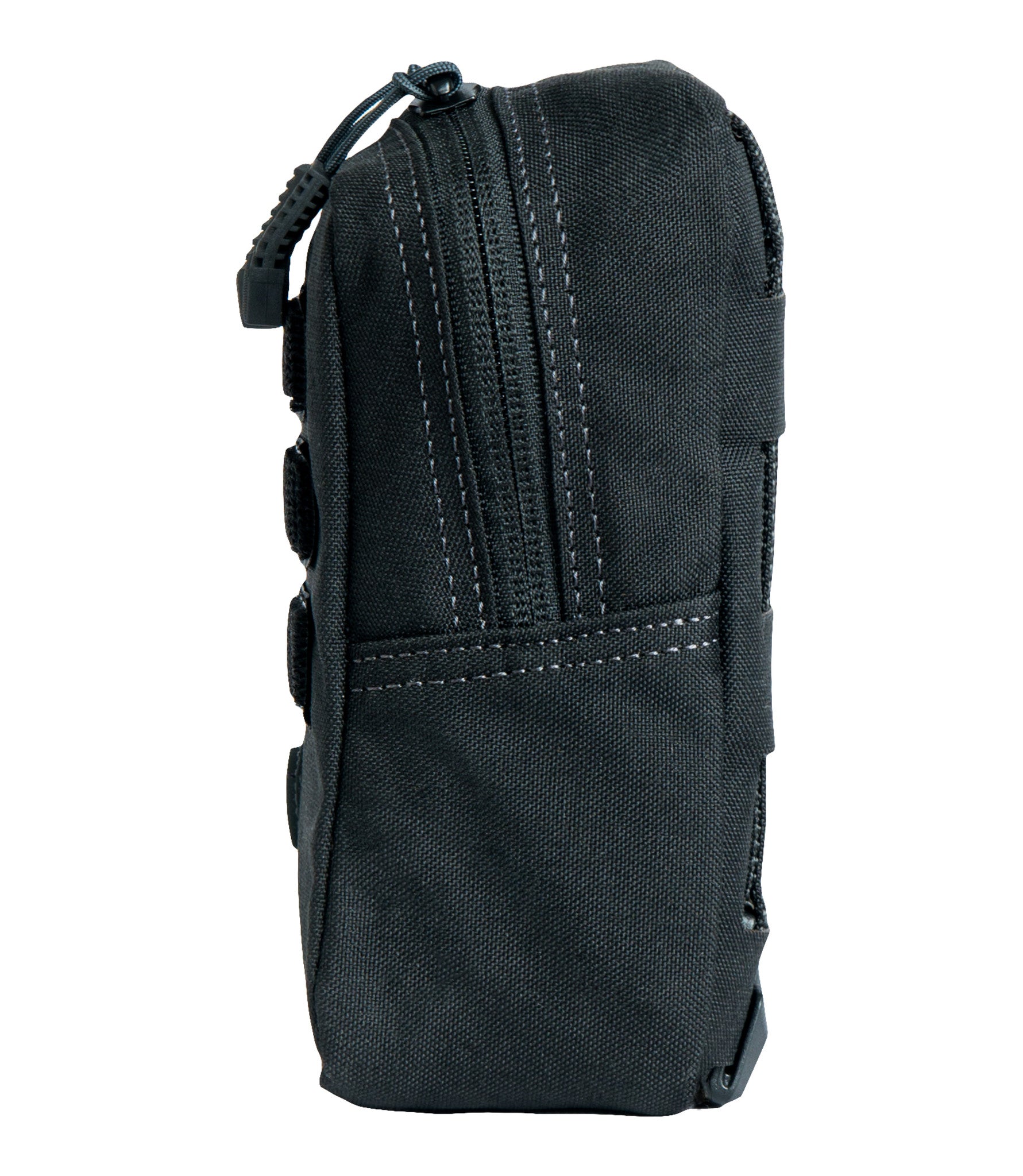Side of Tactix Series 3x6 Utility Pouch in Black |color_black